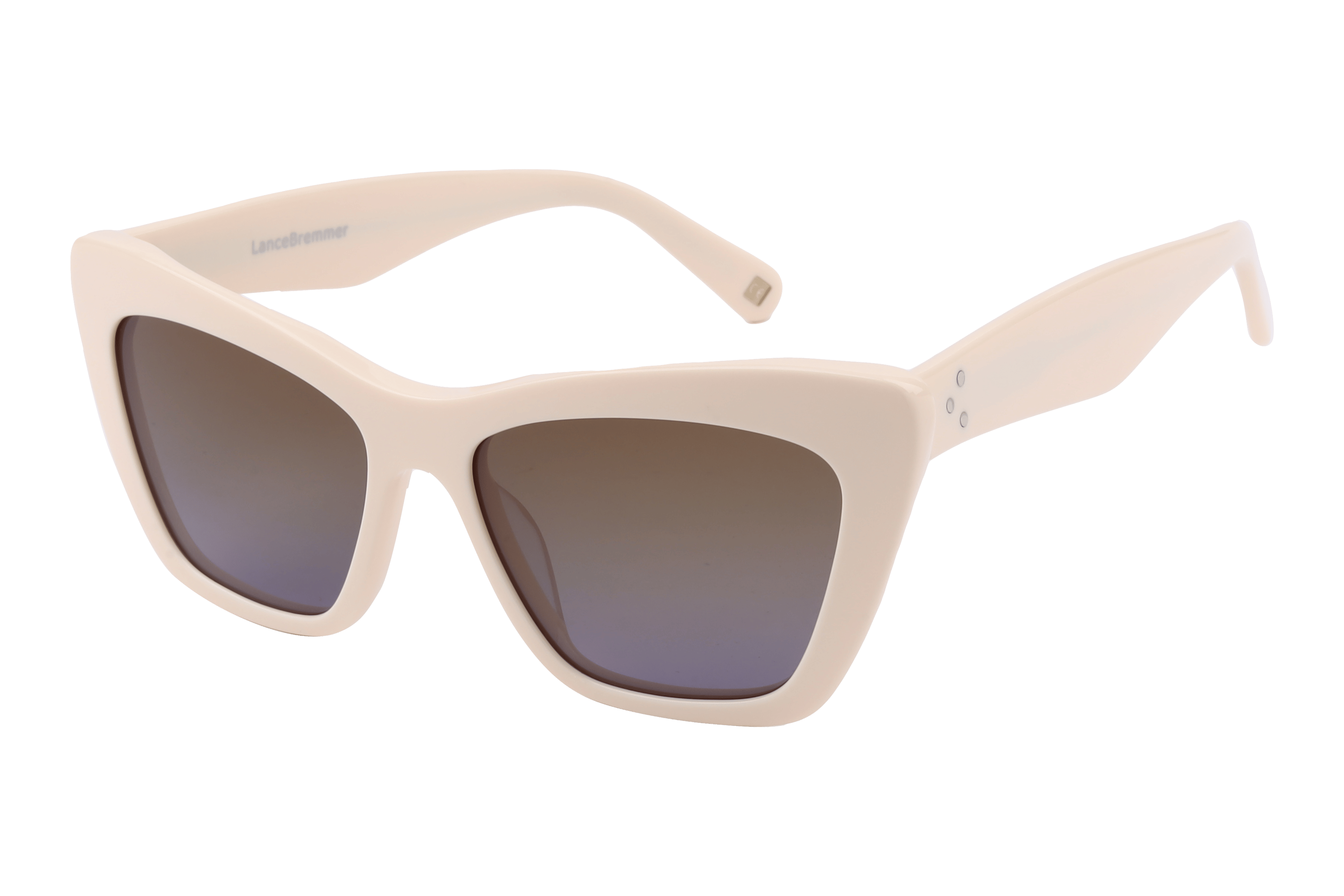 Lancebremmer AT8403 Sunglass Cream Female Full Shell — Cream frame