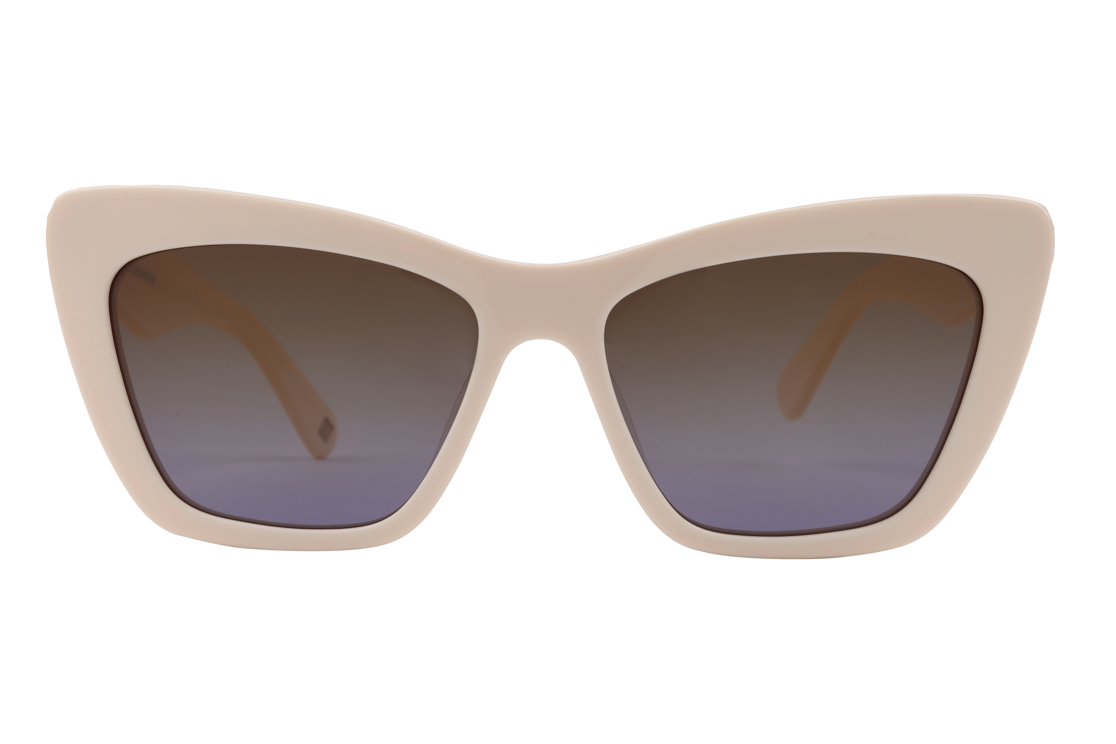 Lancebremmer AT8403 Sunglass Cream Female Full Shell Sunglass — Cream frame — view 2