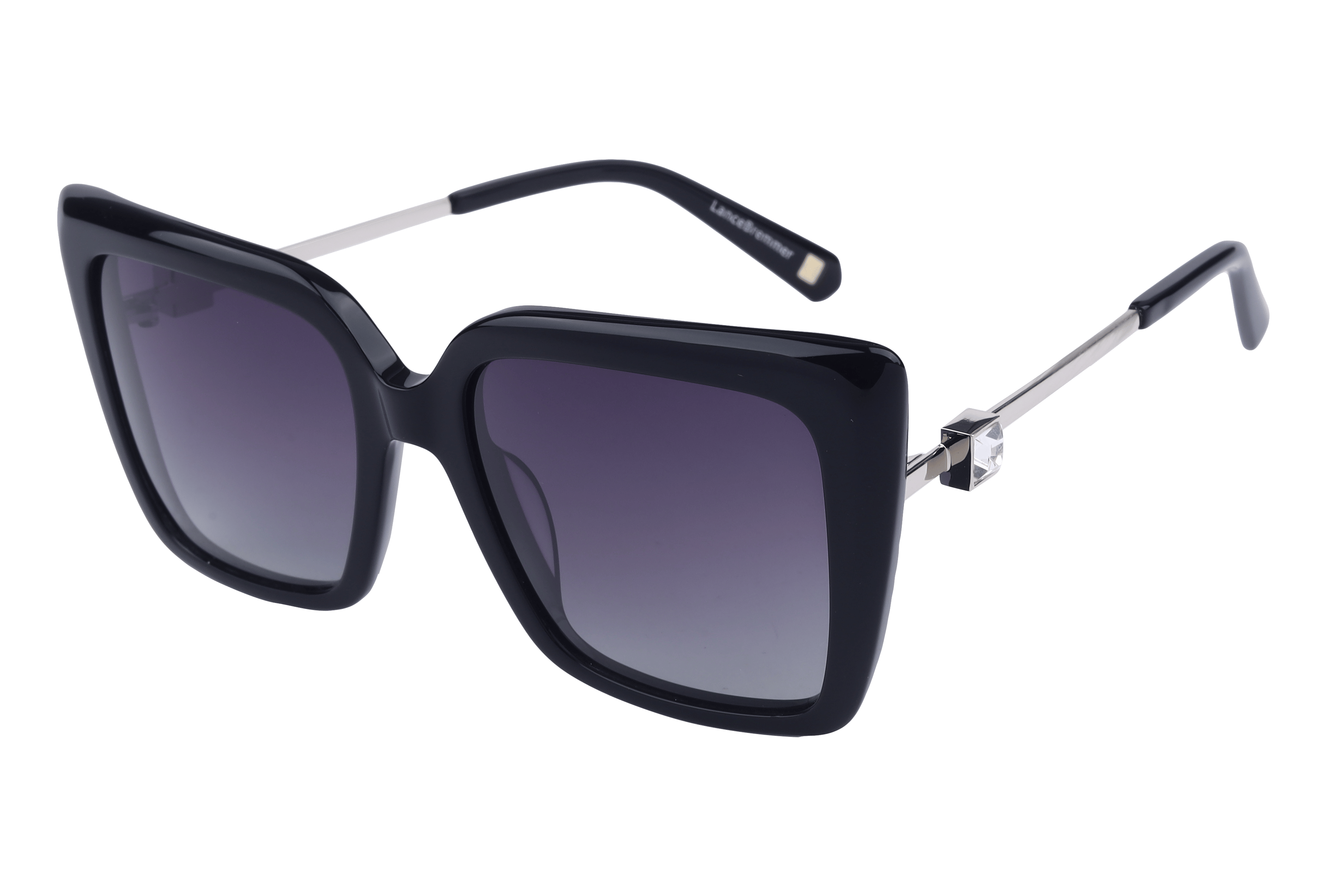 Lancebremmer AT8287 Sunglass Black Female Full Metal — Black frame