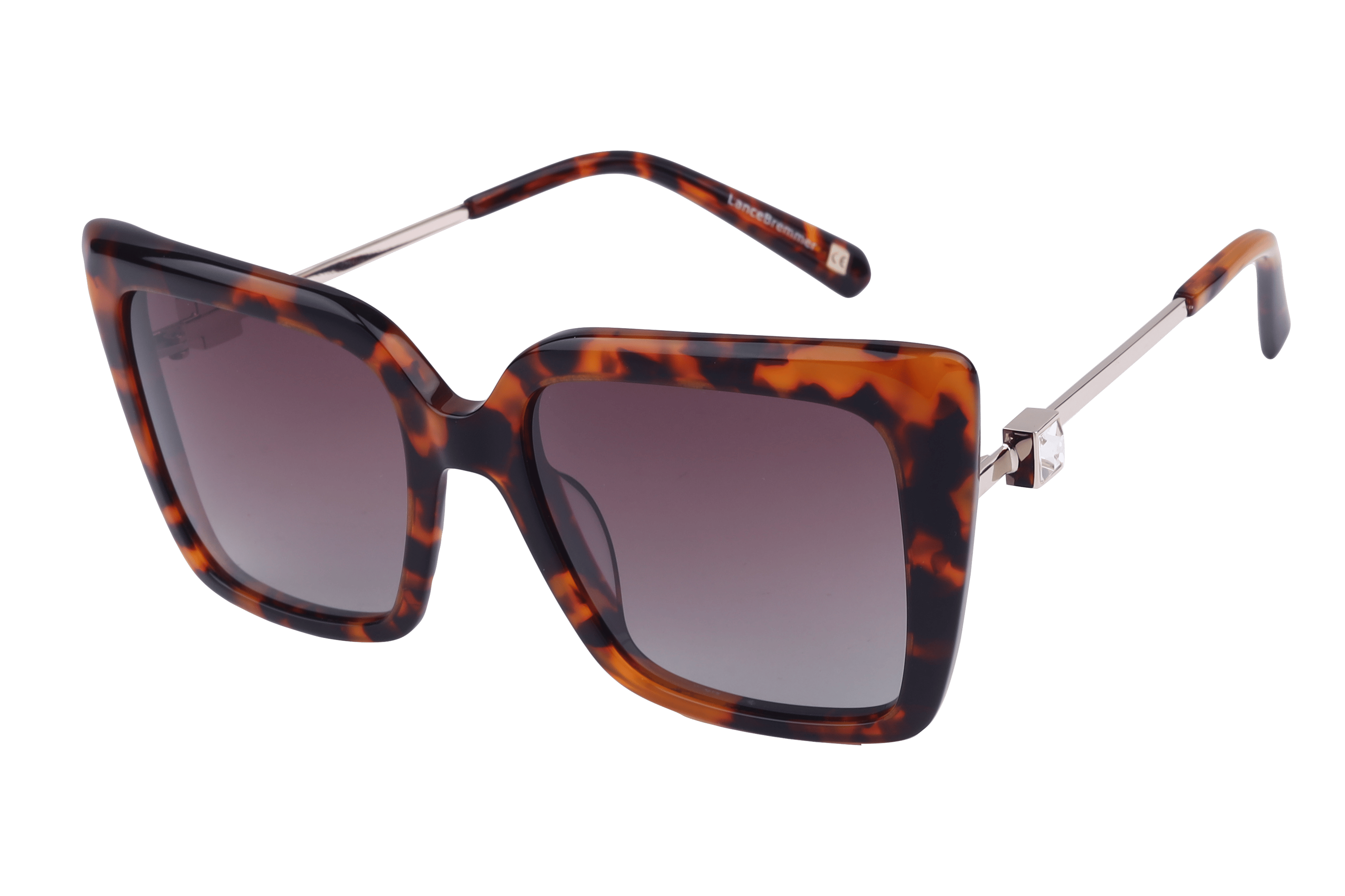 Lancebremmer AT8287 Sunglass Tortoise Female Full Metal — Tortoise frame