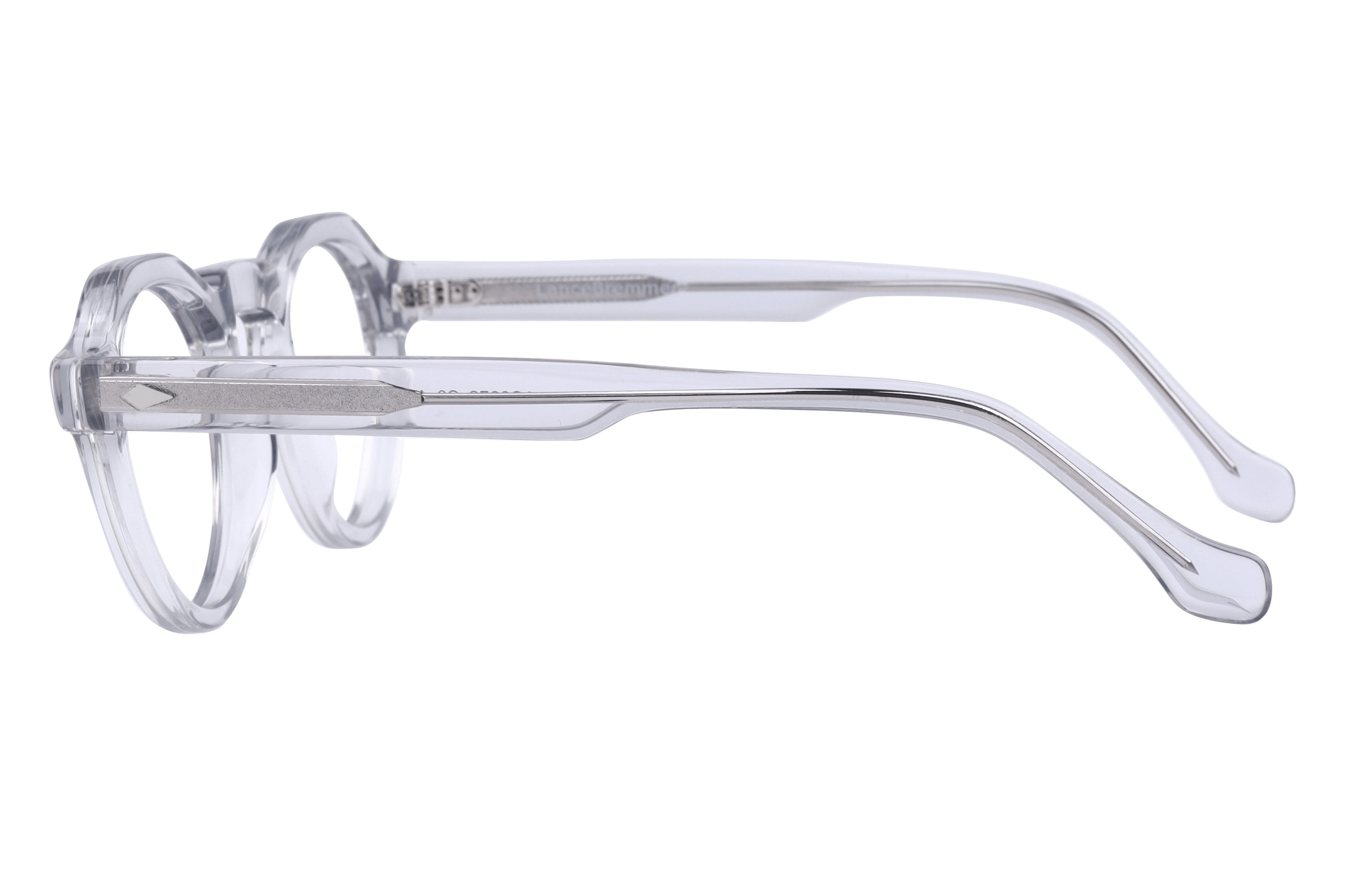 Lancebremmer AS6372 Frame Transparent Unisex Full Shell Frame — Transparent frame — view 3