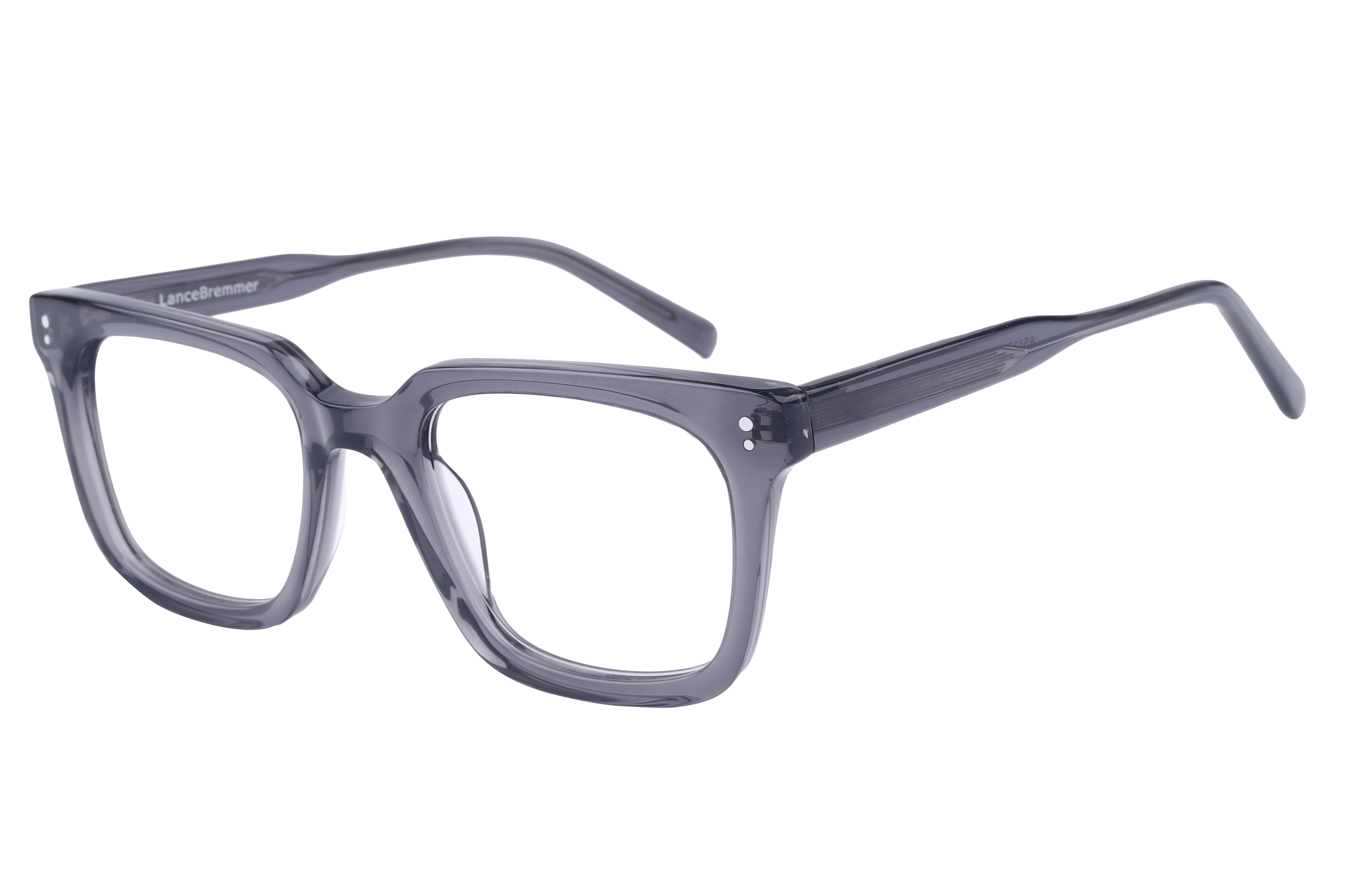 Lancebremmer AS6370 Frame Transparent Grey Male Full Shell — Transparent Grey frame