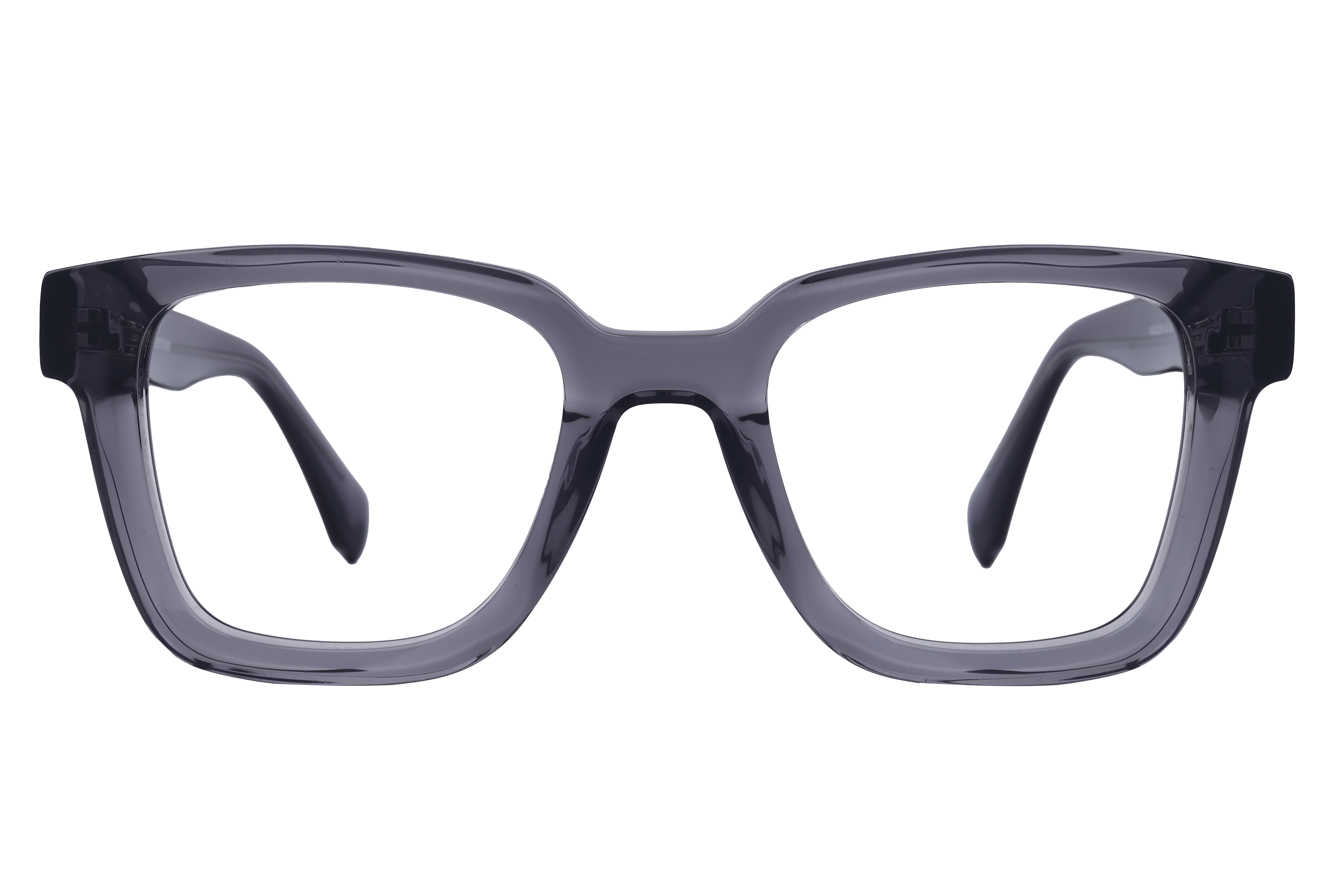 Lancebremmer ASJ2226 Frame Transparent Grey Male Full Shell Frame — Transparent Grey frame — view 2