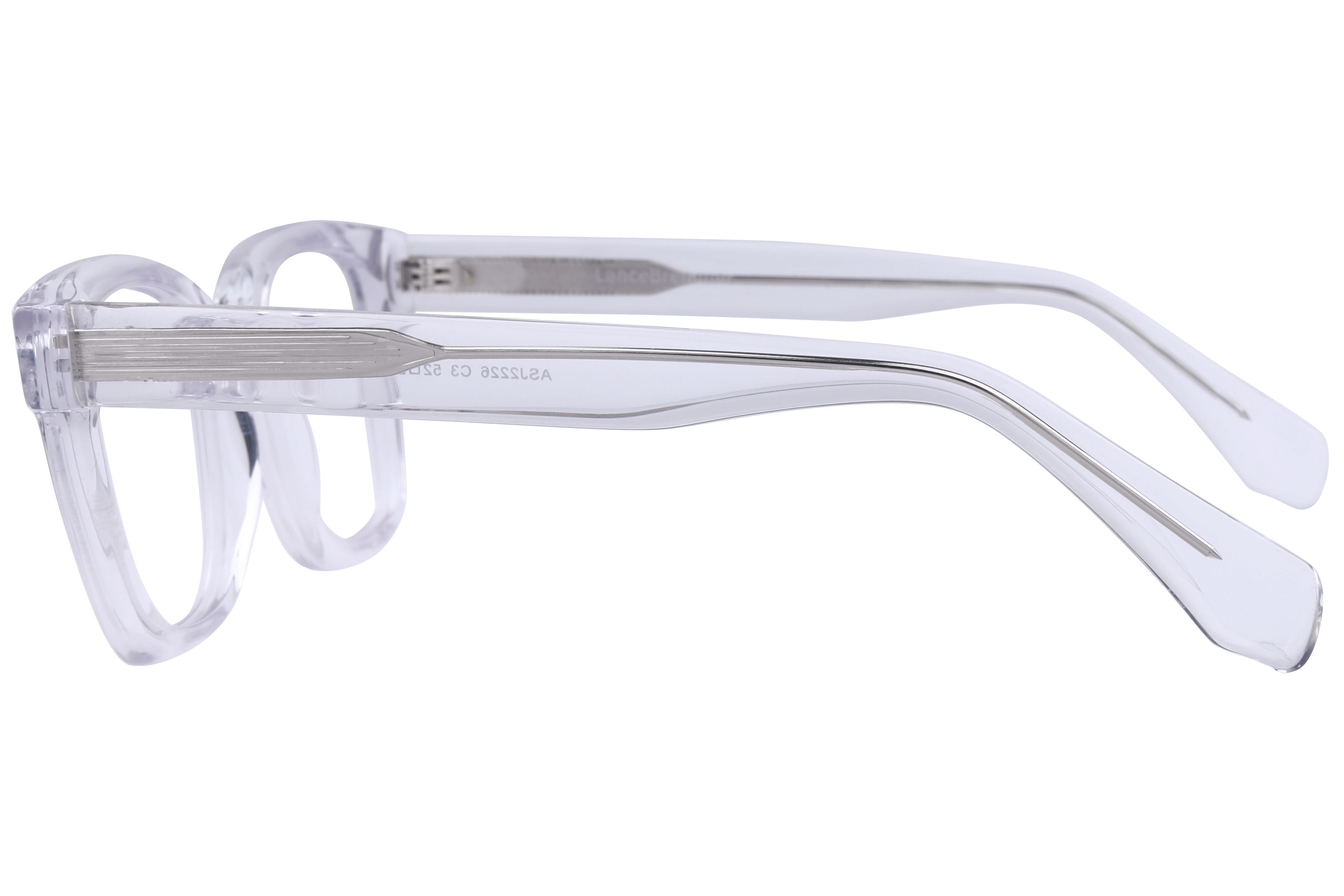 Lancebremmer ASJ2226 Frame Transparent Male Full Shell Frame — Transparent frame — view 3