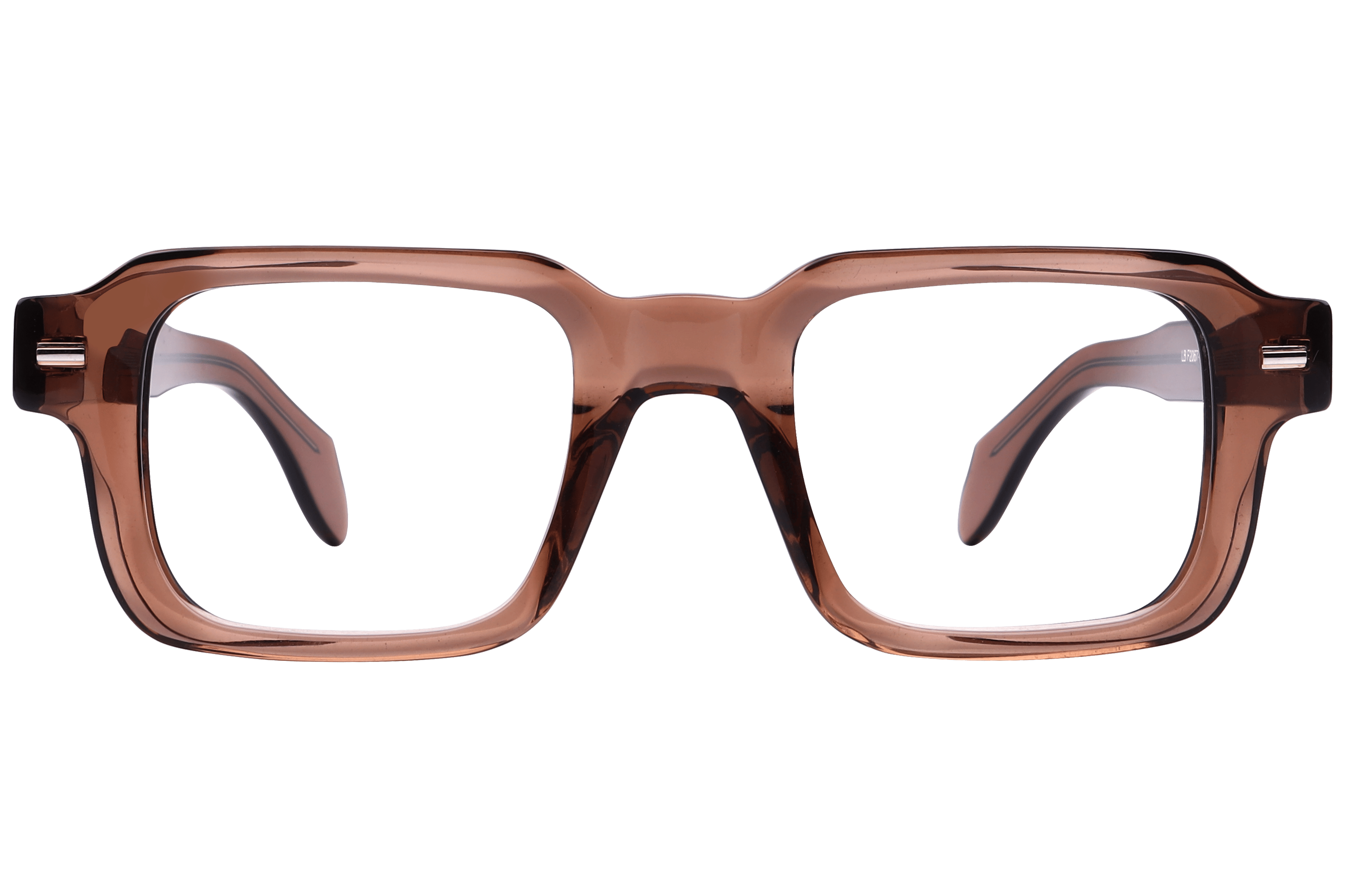 Lancebremmer F2067 Frame Transparent Brown Male Full Shell — Transparent Grey frame