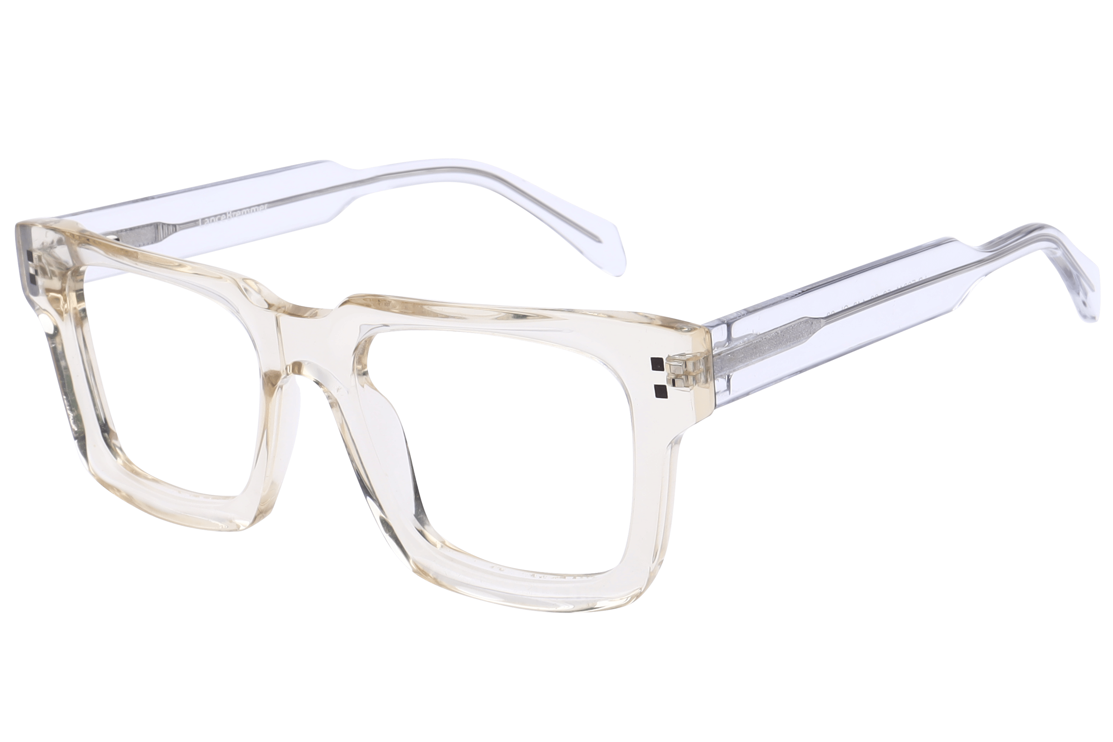 Lancebremmer F2041 Frame Transparent Yellow Male Full Shell — Transparent Yellow frame