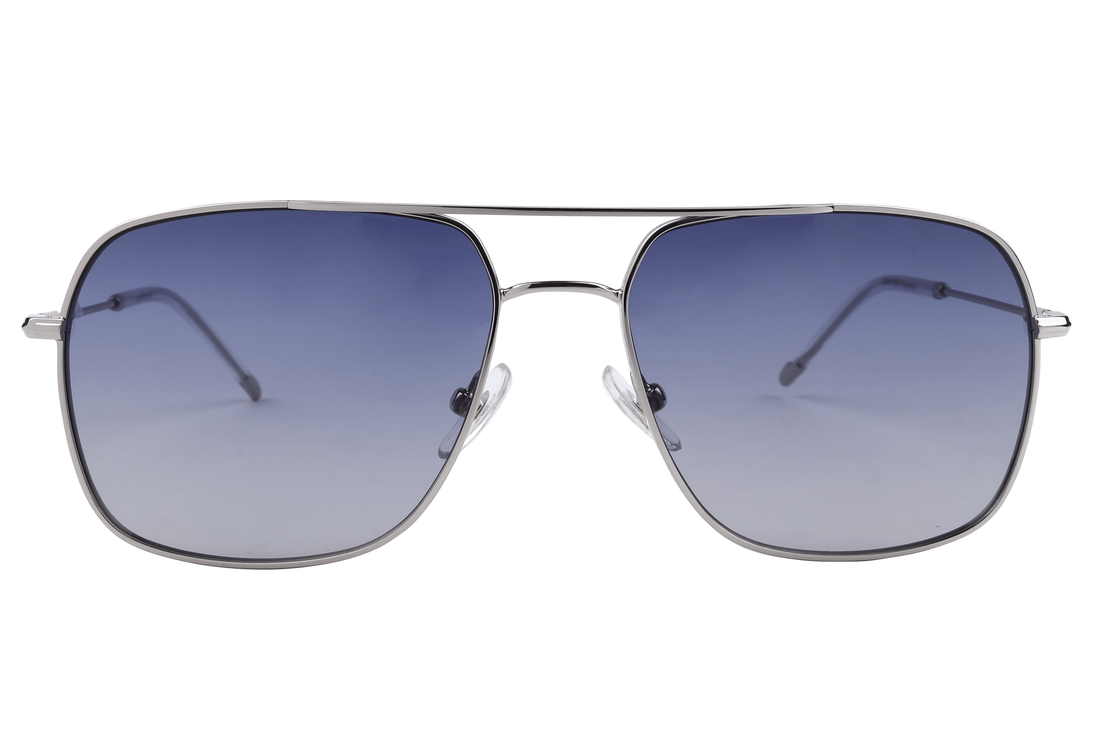 Lancebremmer LB5109 Sunglass Silver Male Full Metal Sunglass — Silver frame — view 2