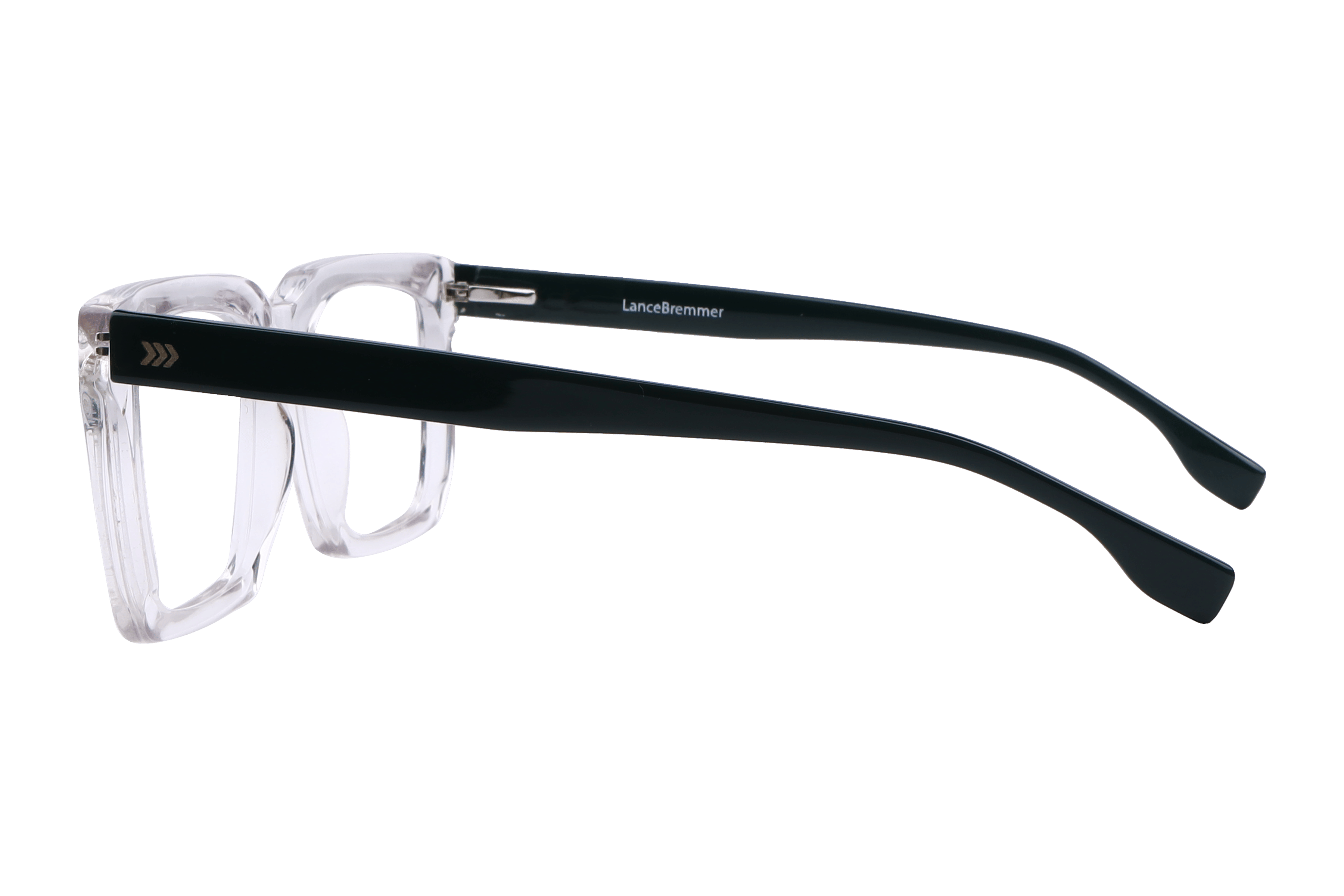 Lancebremmer F2029 Frame Transparent Male Full Shell Frame — Transparent frame — view 3