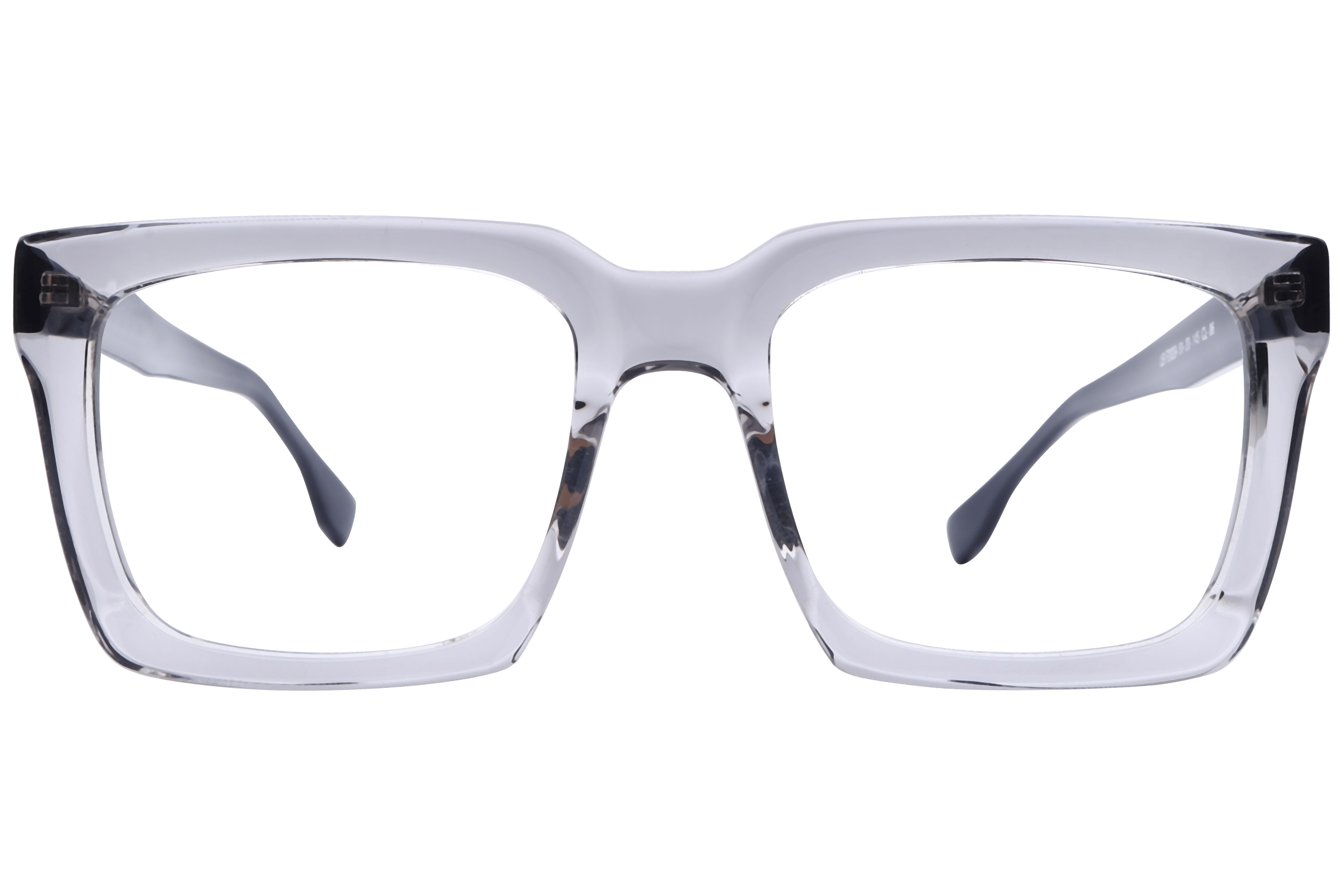 Lancebremmer F2029 Frame Transparent Grey Male Full Shell Frame — Transparent Grey frame — view 2