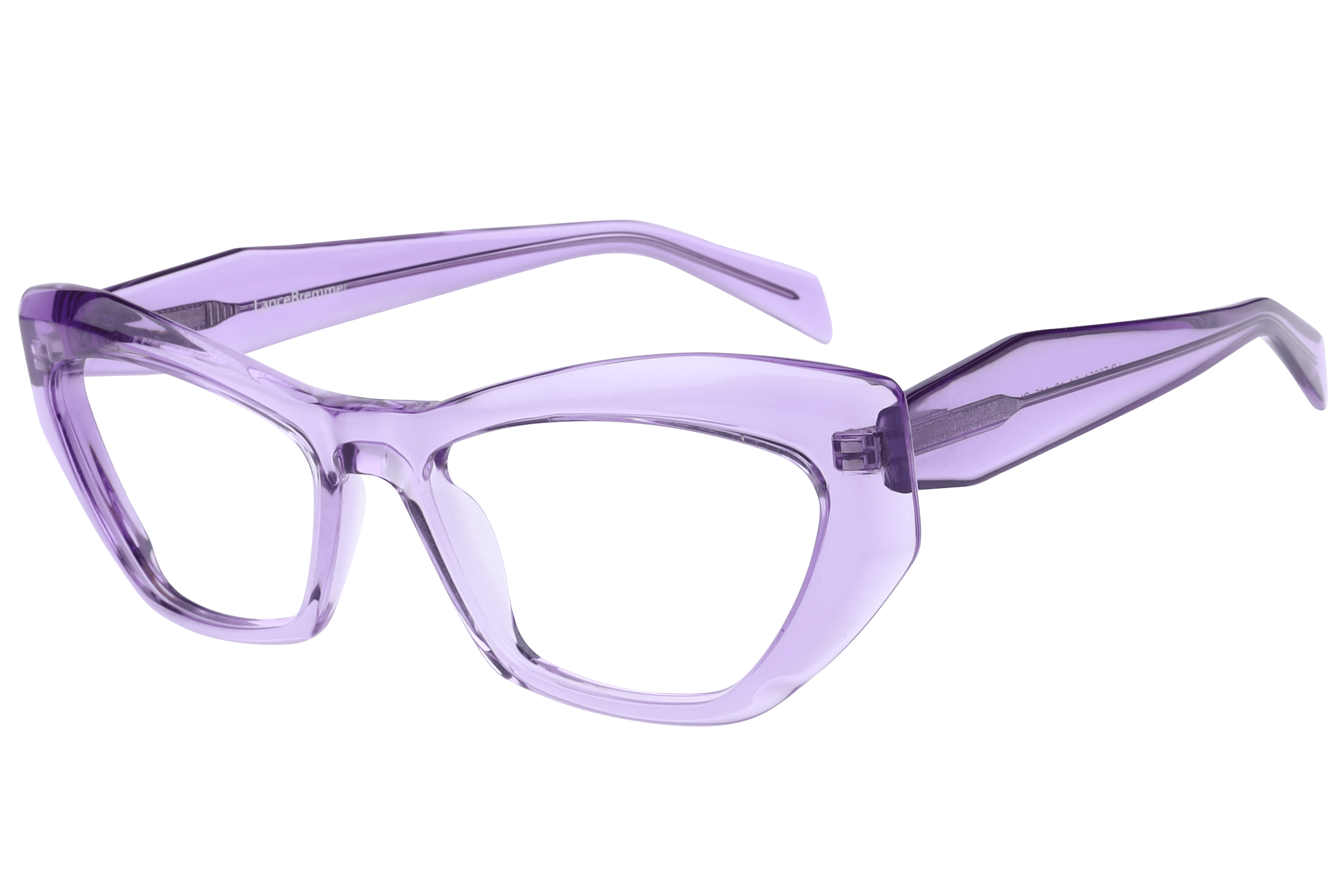 Lancebremmer F2054 Frame Transparent Violet Female Full Shel — Transparent Violet frame
