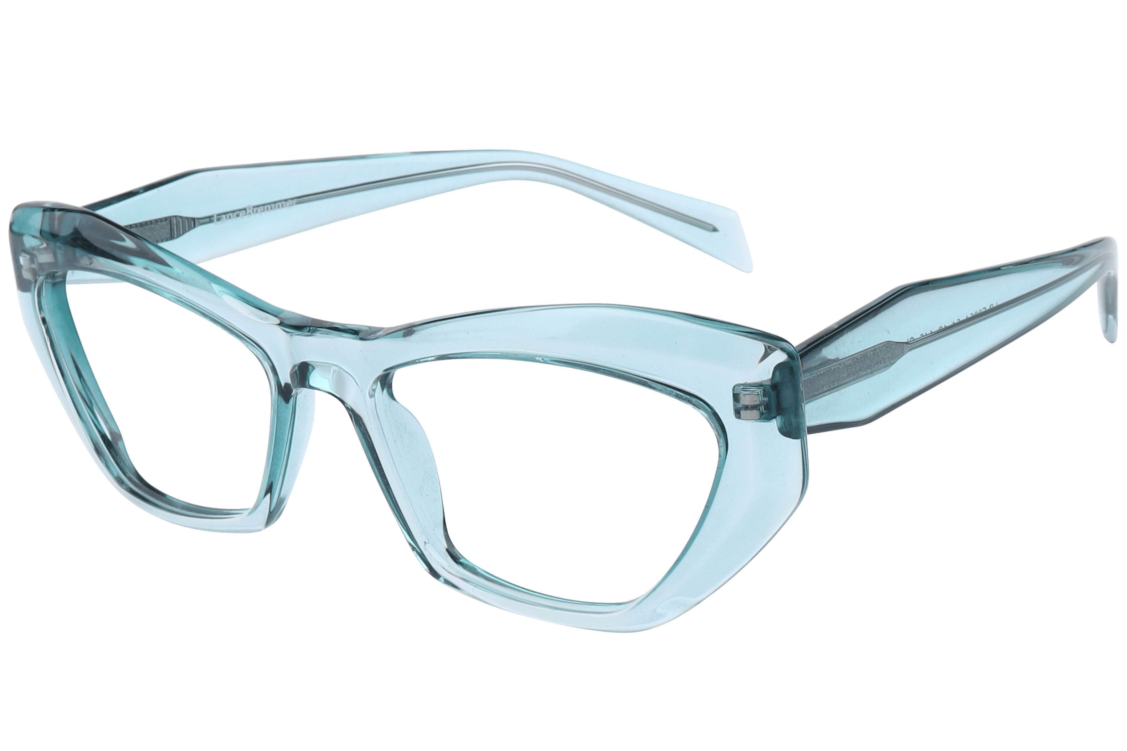 Lancebremmer F2054 Frame Transparent Green Female Full Shell — Transparent Green frame