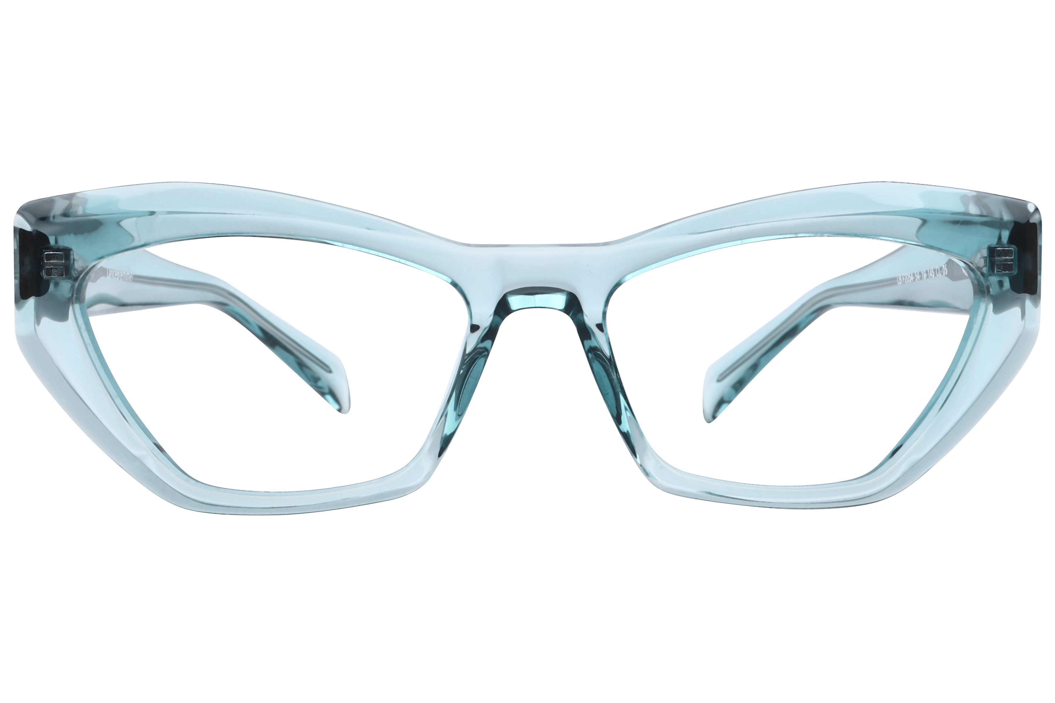 Lancebremmer F2054 Frame Transparent Green Female Full Shell Frame — Transparent Green frame — view 2