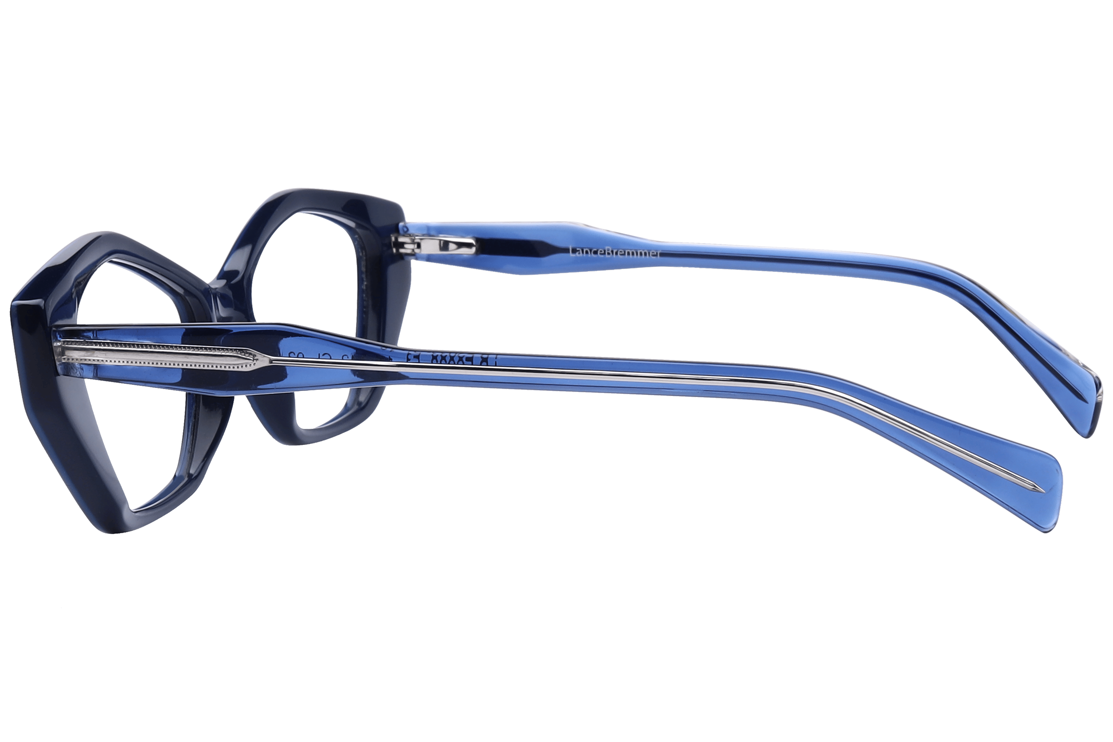 Lancebremmer F2033 Frame Blue Female Full Shell Frame — Blue frame — view 3