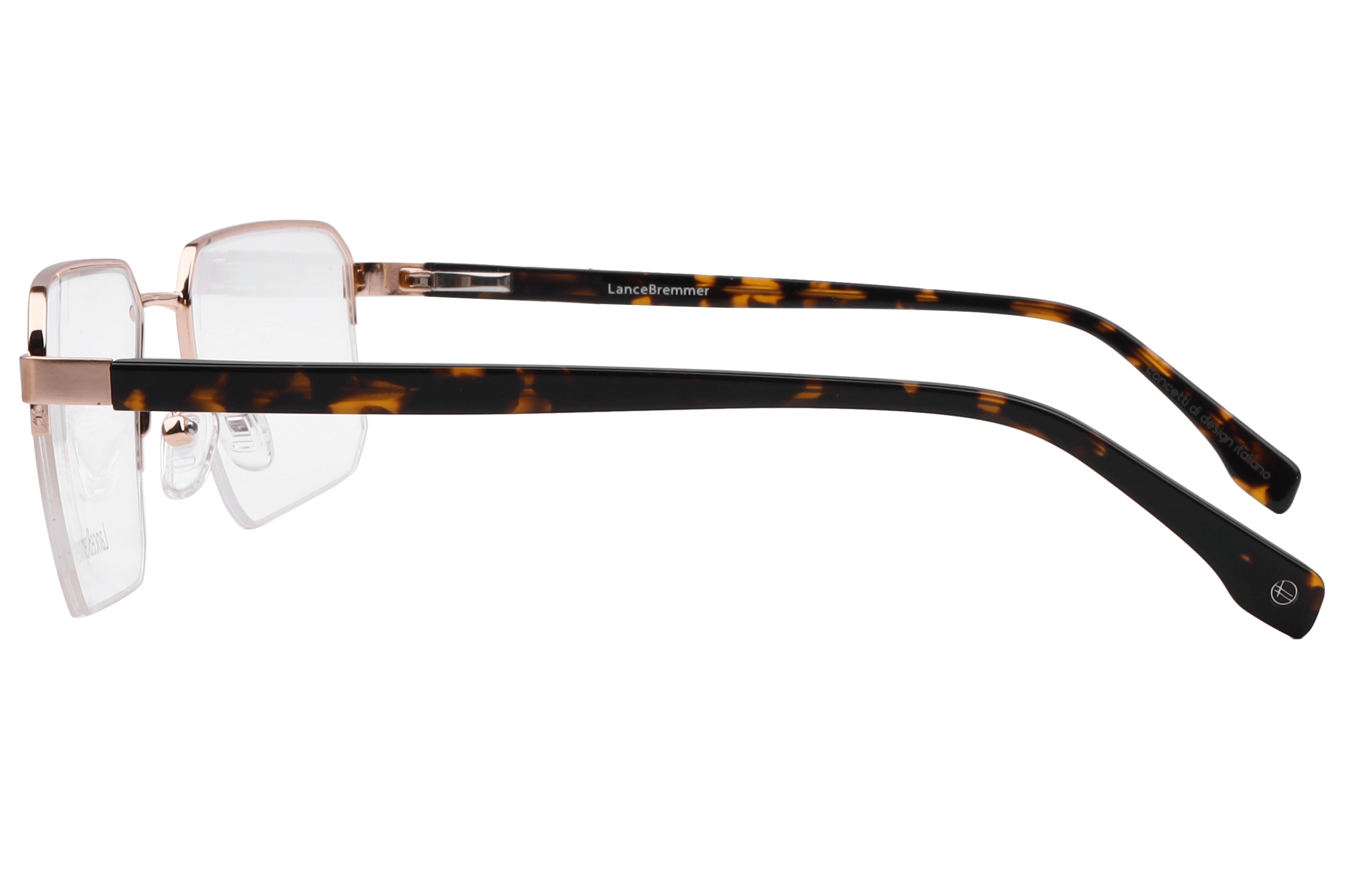 Lancebremmer PV9052 Frame Gold Male Supra Shell Frame — Gold frame — view 3