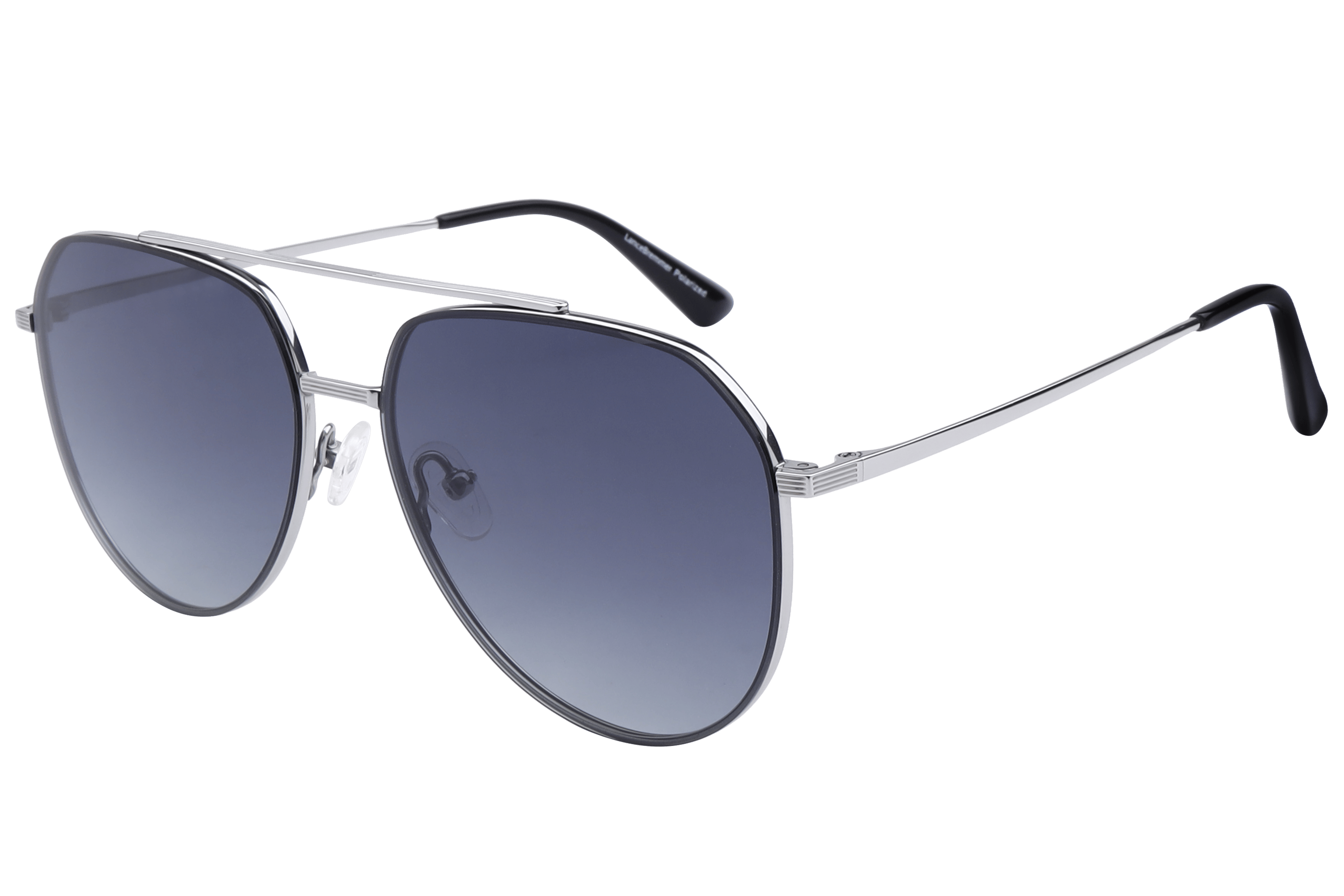 Lancebremmer TA-019 Sunglass Silver Male Full Metal — Silver frame