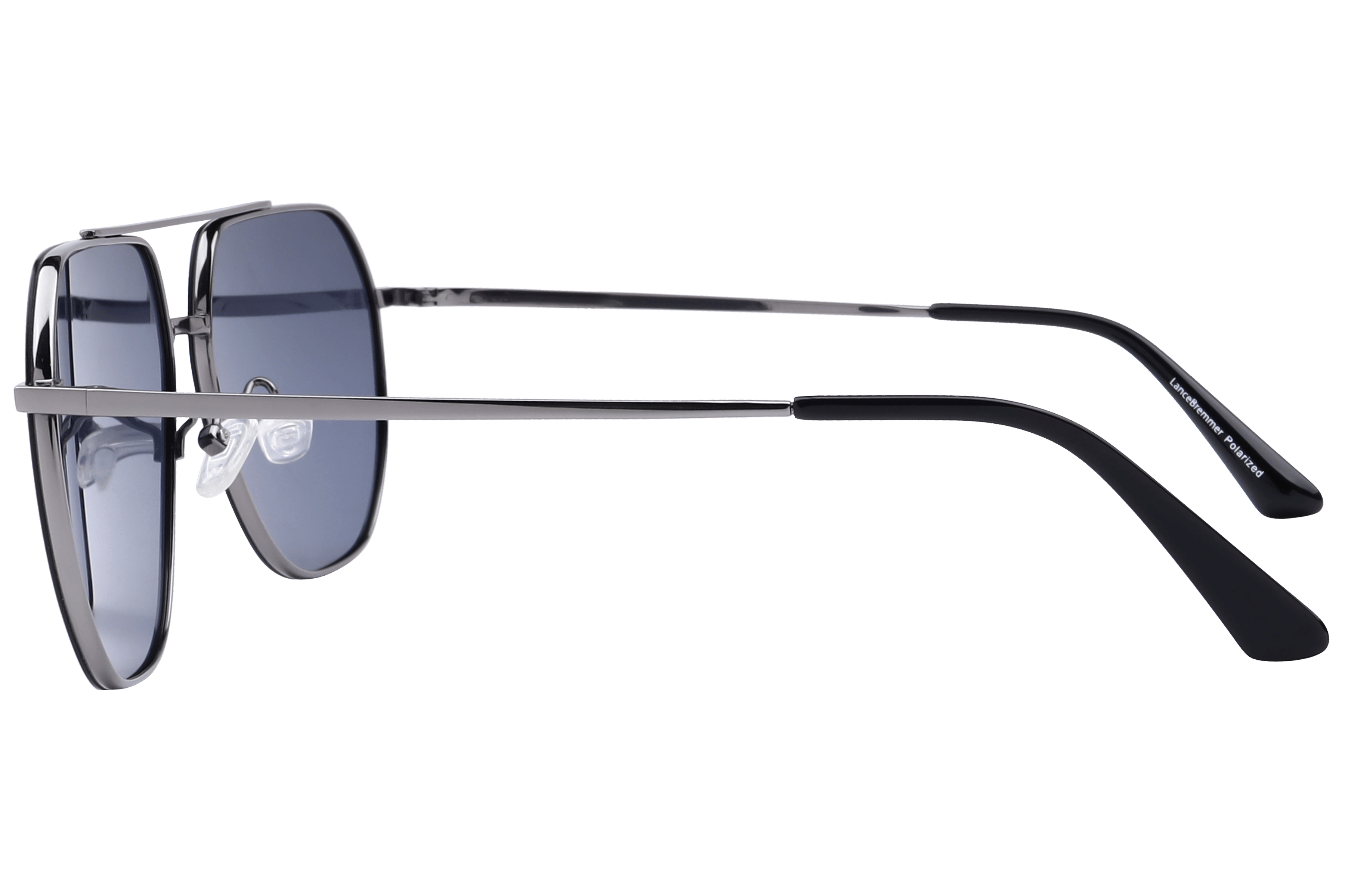 Lancebremmer TA-020 Sunglass Gun Metal Male Full Metal Sunglass — Gun Metal frame — view 3