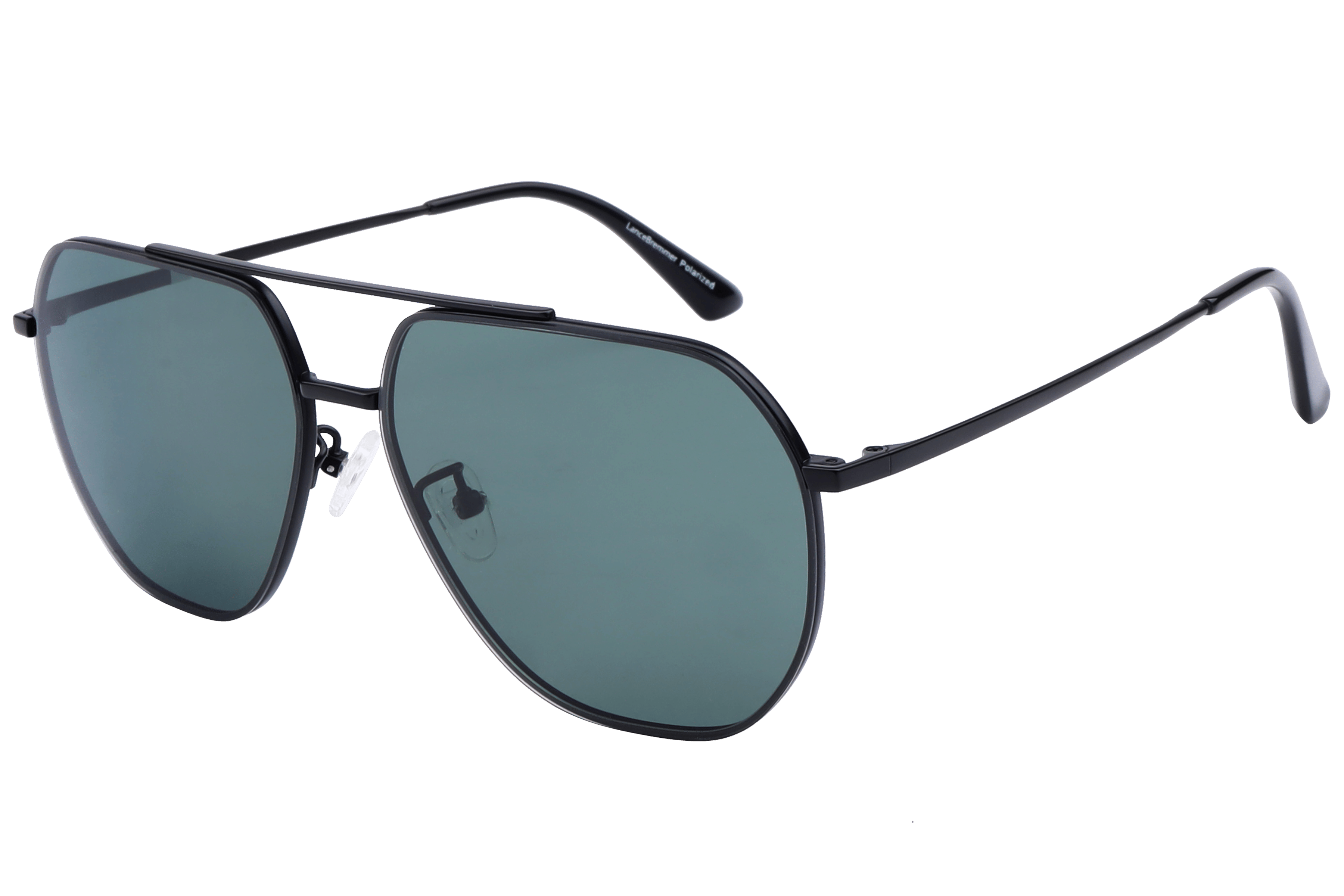 Lancebremmer TA-020 Sunglass Black Male Full Metal — Black frame