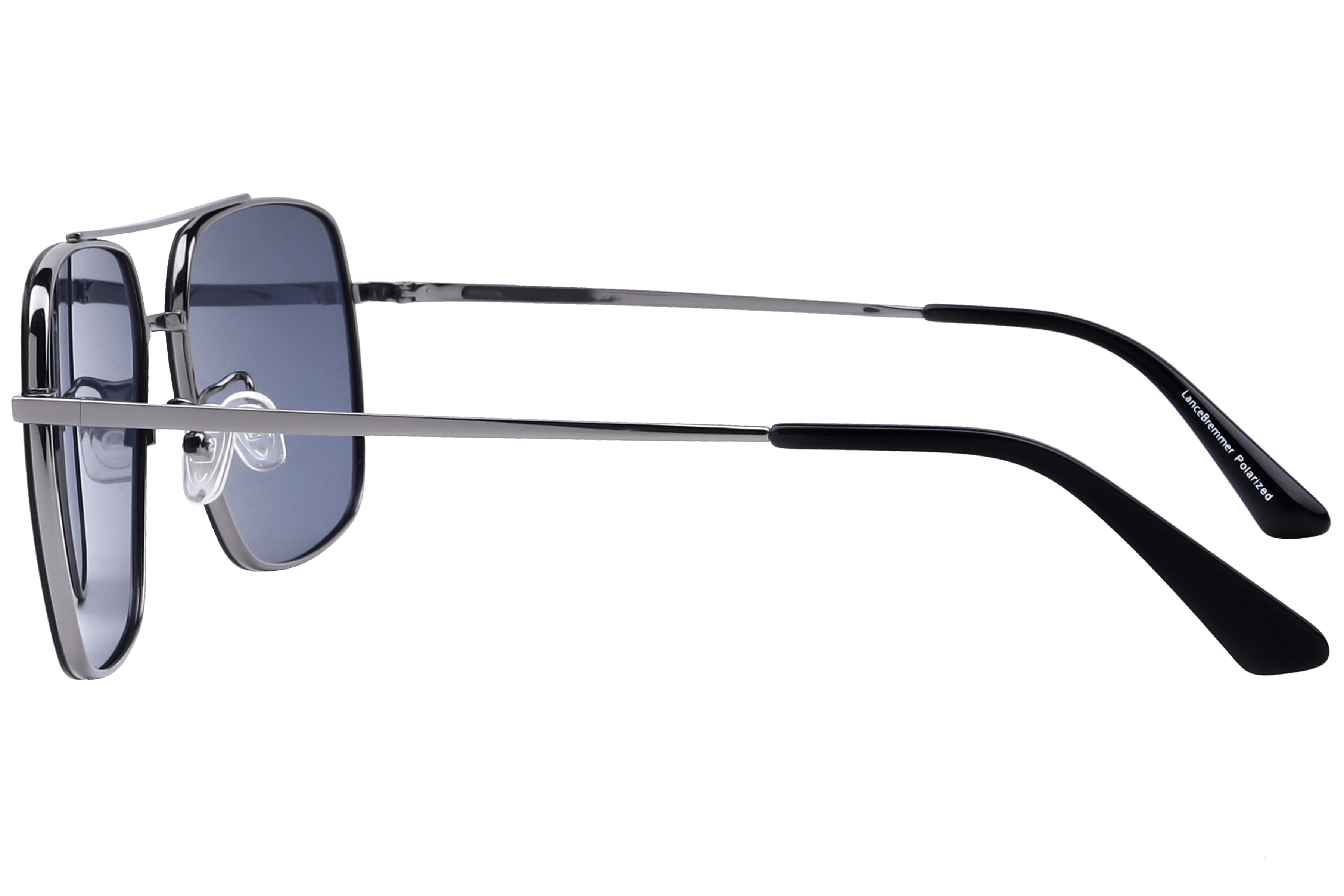 Lancebremmer TA-021 Sunglass Gun Metal Male Full Metal Sunglass — Gun Metal frame — view 3
