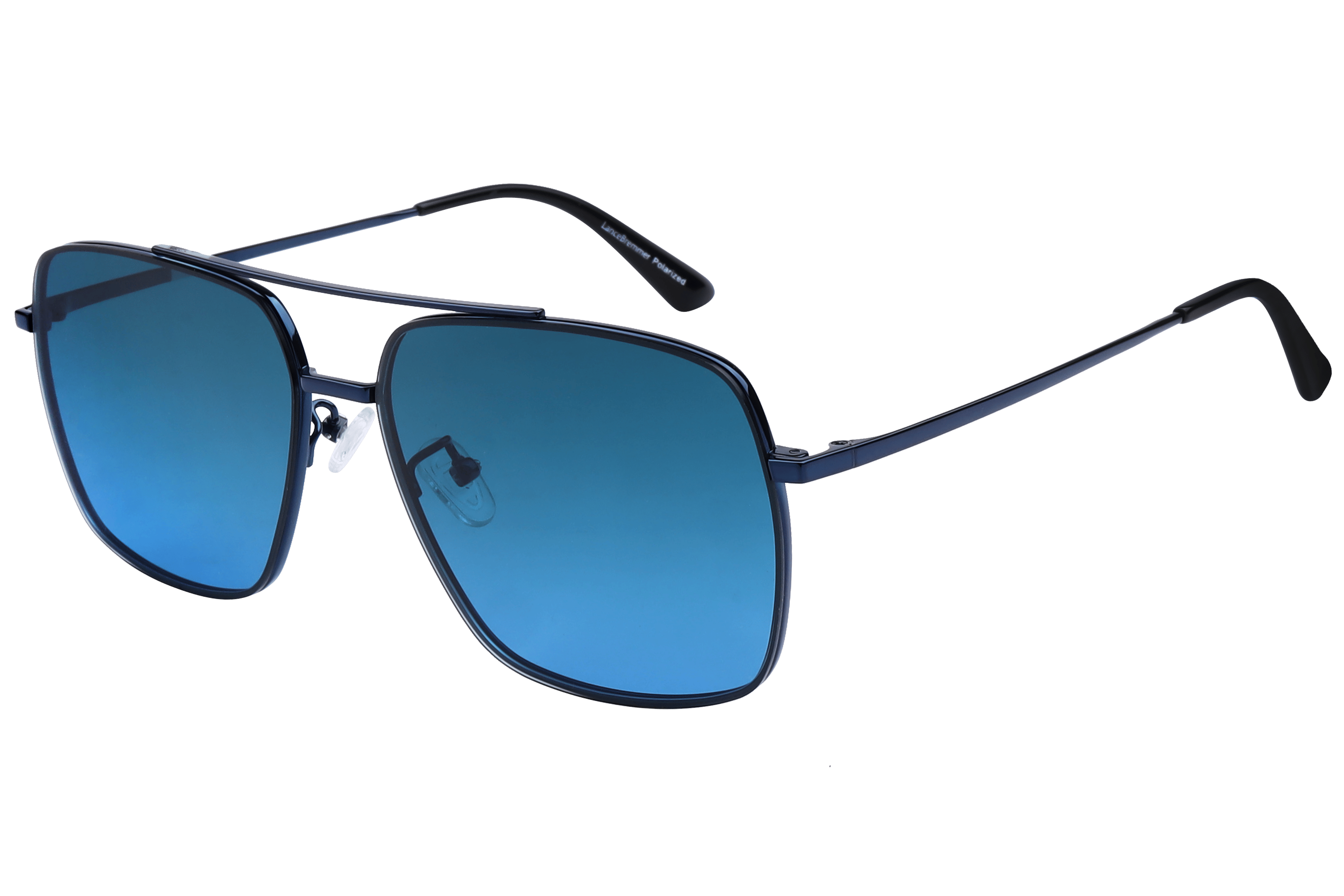 Lancebremmer TA-021 Sunglass Blue Male Full Metal — Blue frame