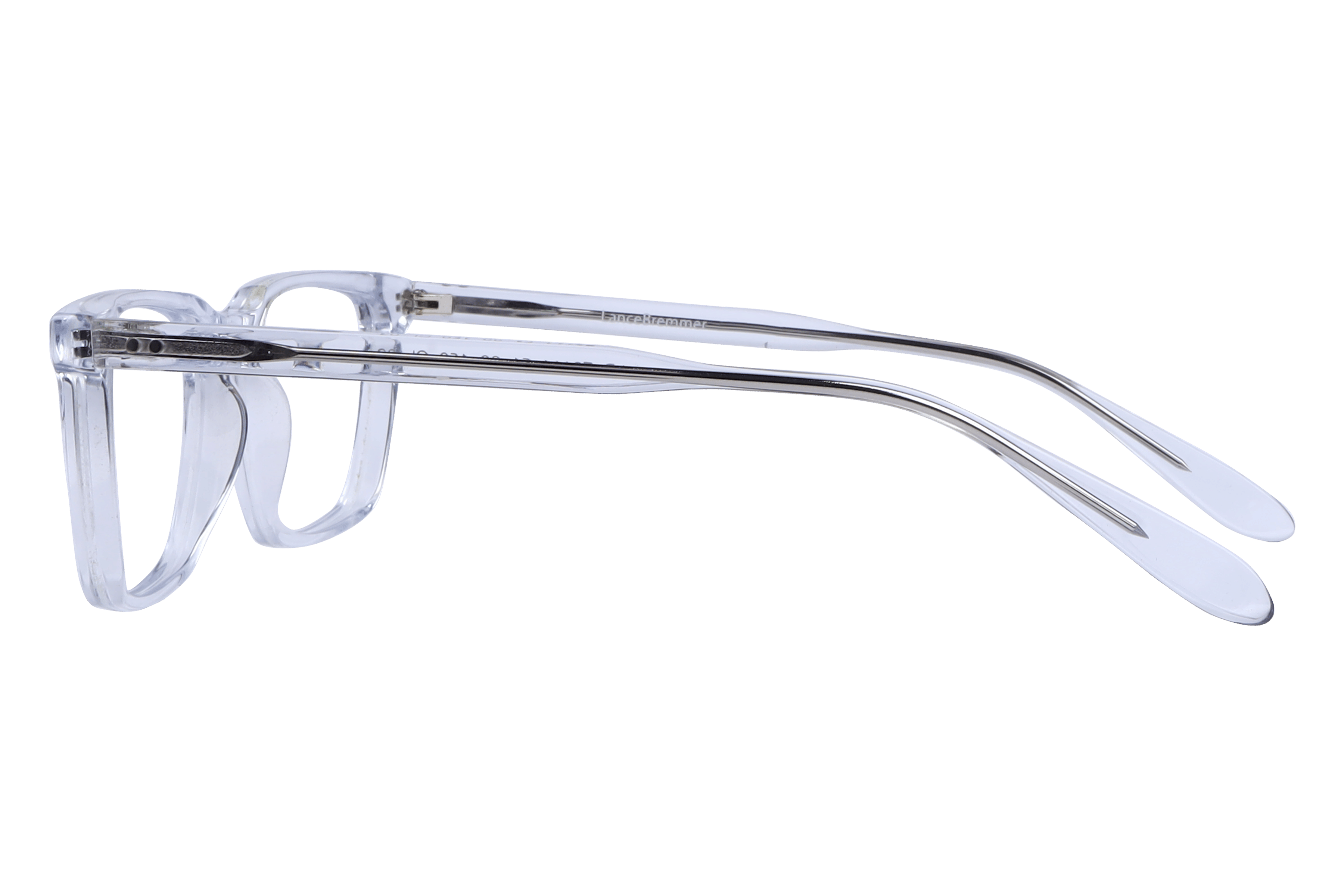 Lancebremmer F2114 Frame Transparent Male Full Shell Frame — Transparent frame — view 3