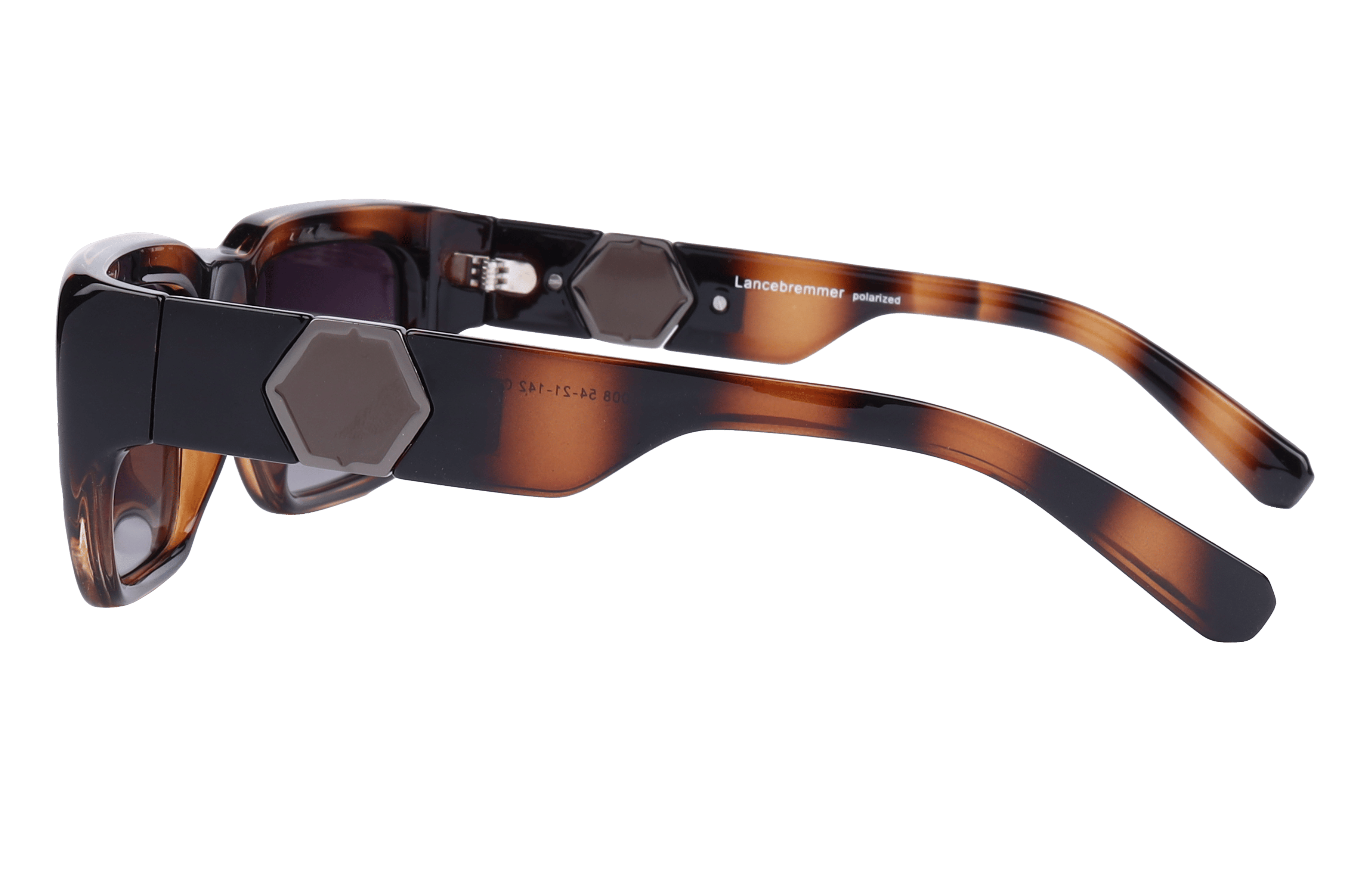 Lancebremmer S1008 Sunglass Havana Male Full Shell Sunglass — Havana frame — view 3