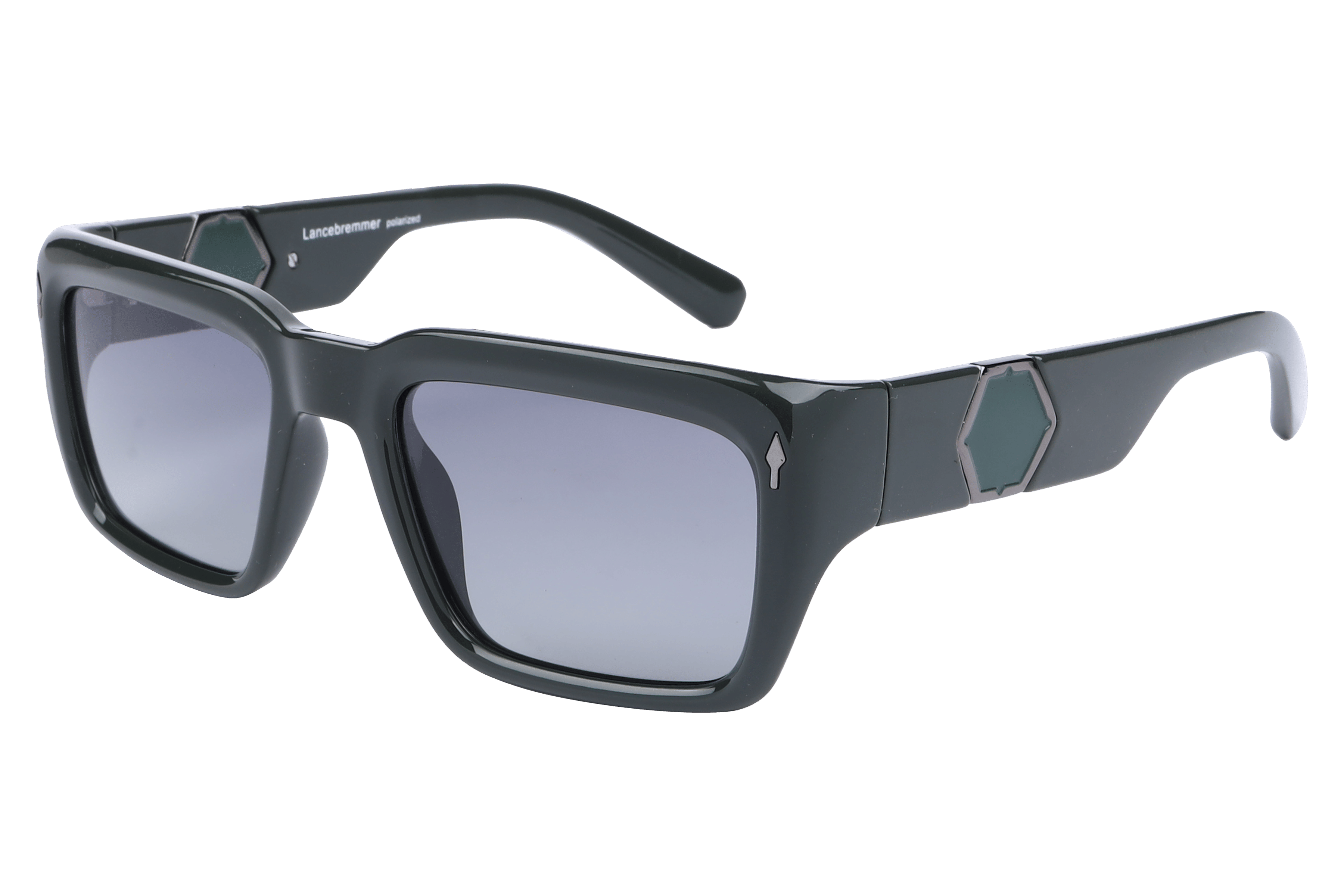 Lancebremmer S1008 Sunglass Green Male Full Shell — Green frame
