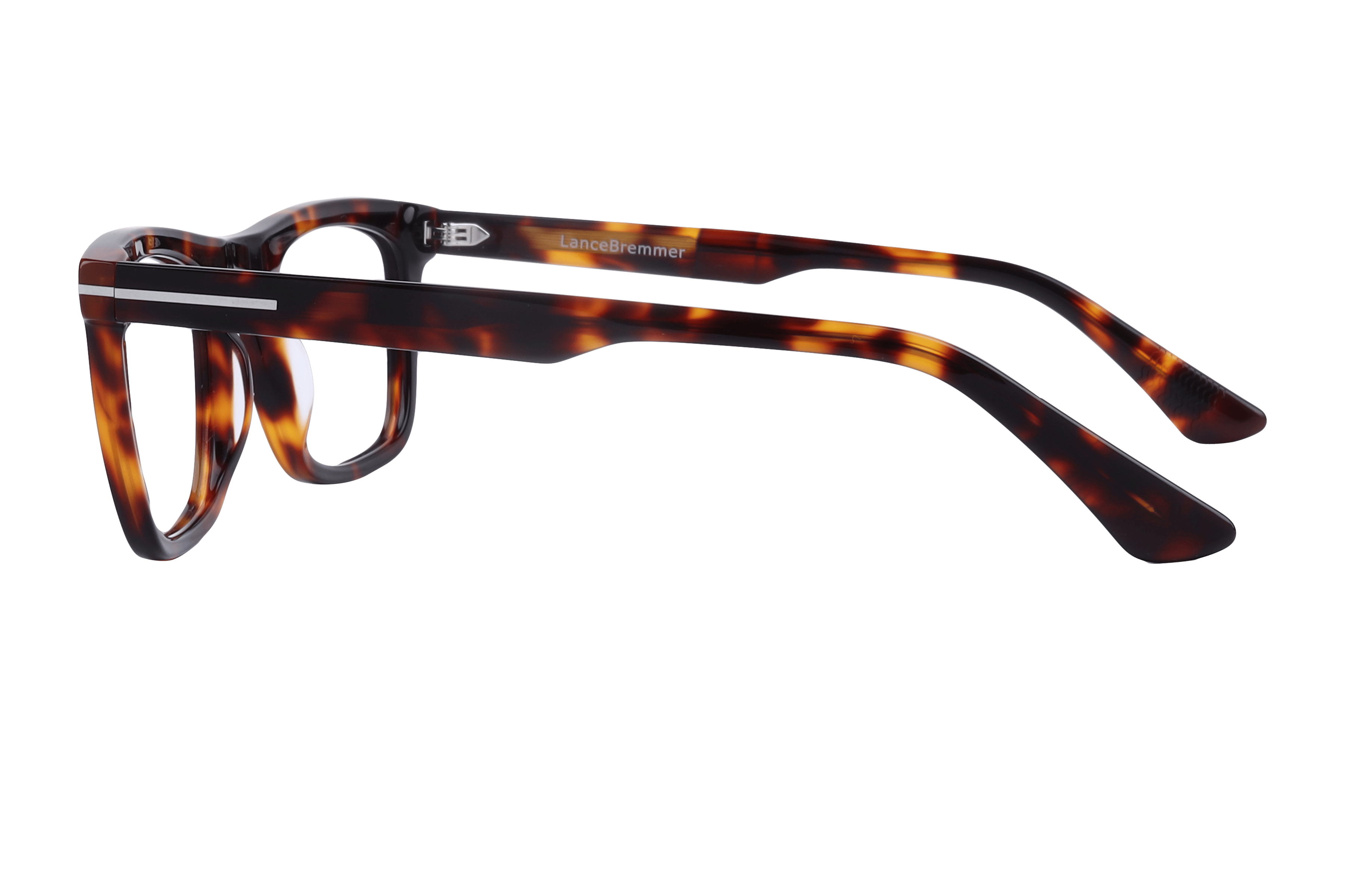 Lancebremmer ASJ1215 Frame Havana Male Full Shell Frame — Havana frame — view 3