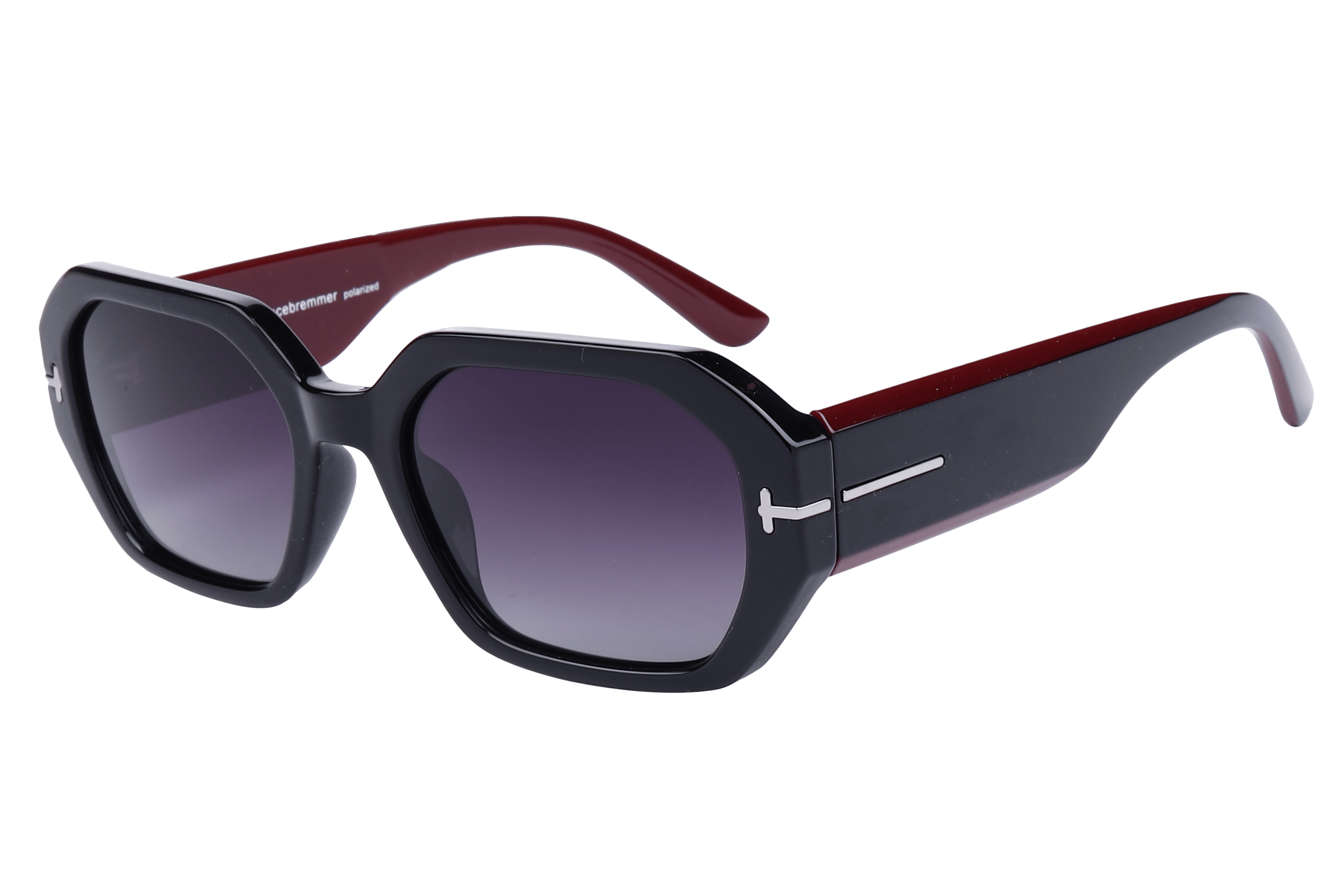 Lancebremmer S1004 Sunglass Black Female Full Shell Sunglass — Black frame — view 1