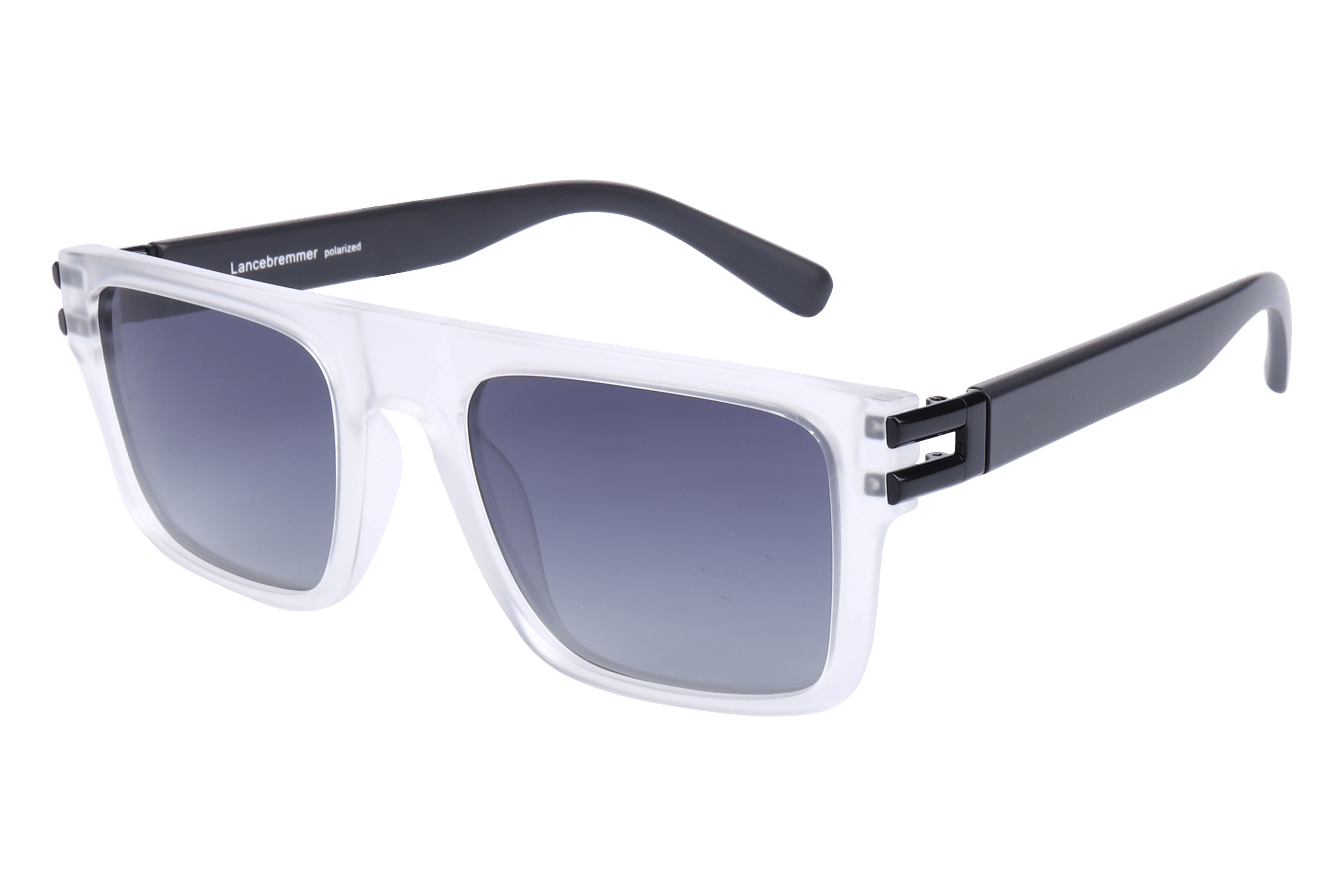 Lancebremmer S1006 Sunglass Matt Transparent Male Full Shell — Matt Transparent frame