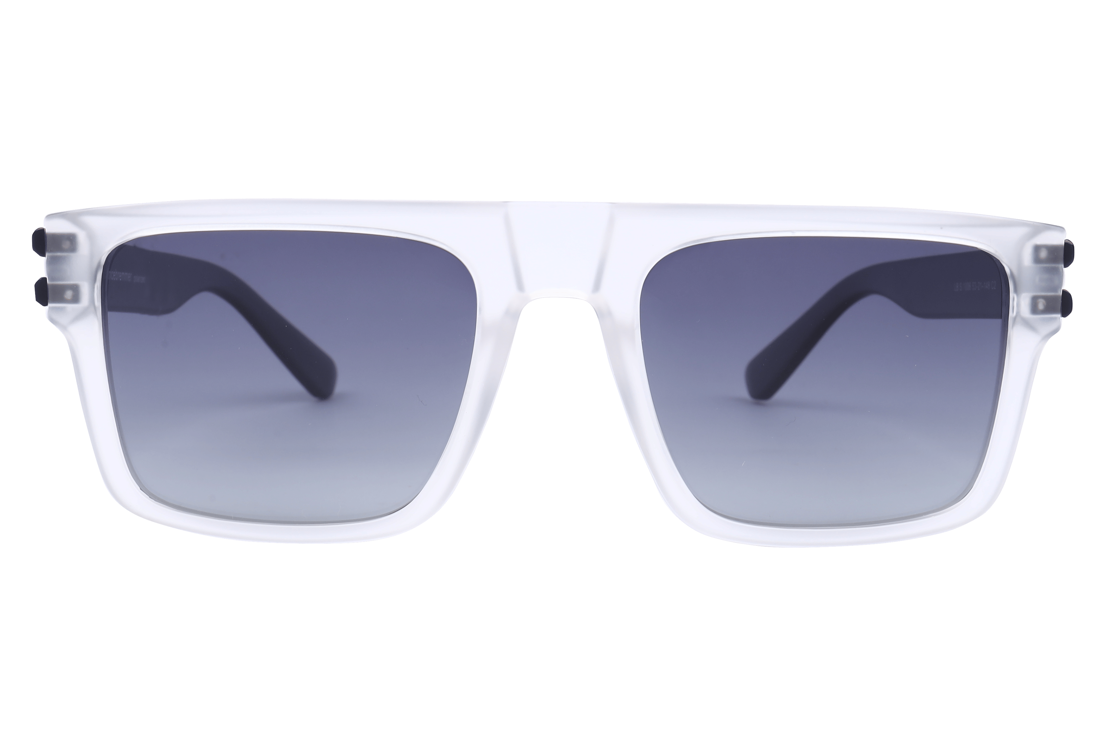 Lancebremmer S1006 Sunglass Matt Transparent Male Full Shell Sunglass — Matt Transparent frame — view 2
