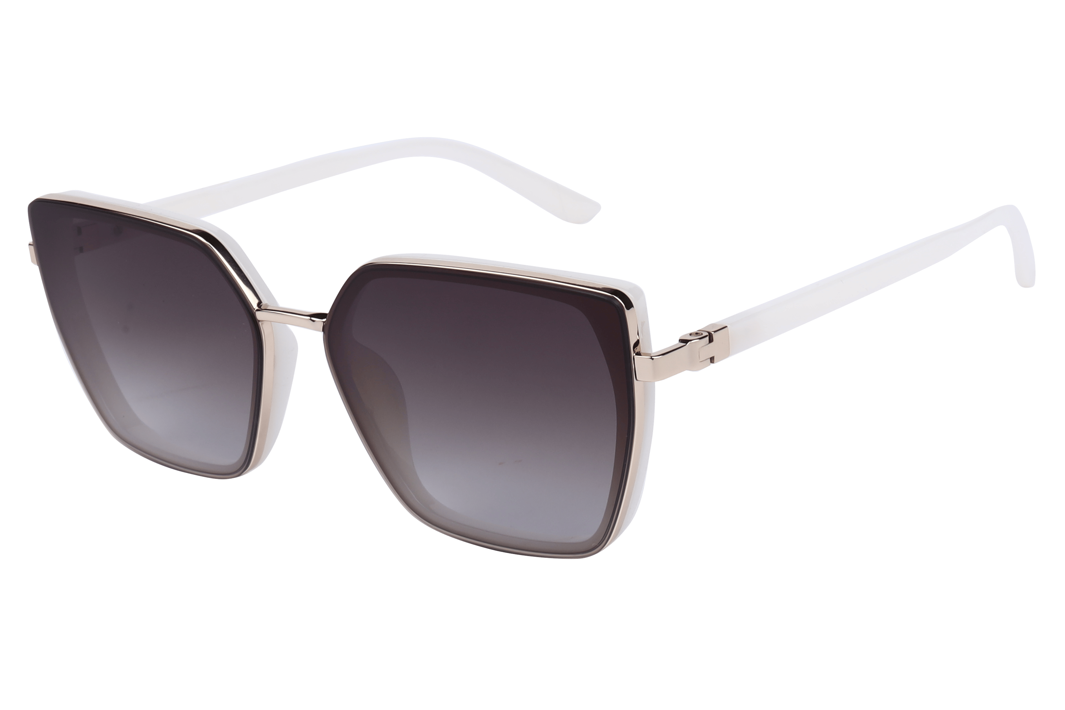 Lancebremmer S1013 Sunglass Gold Female Full Shell — Gold frame