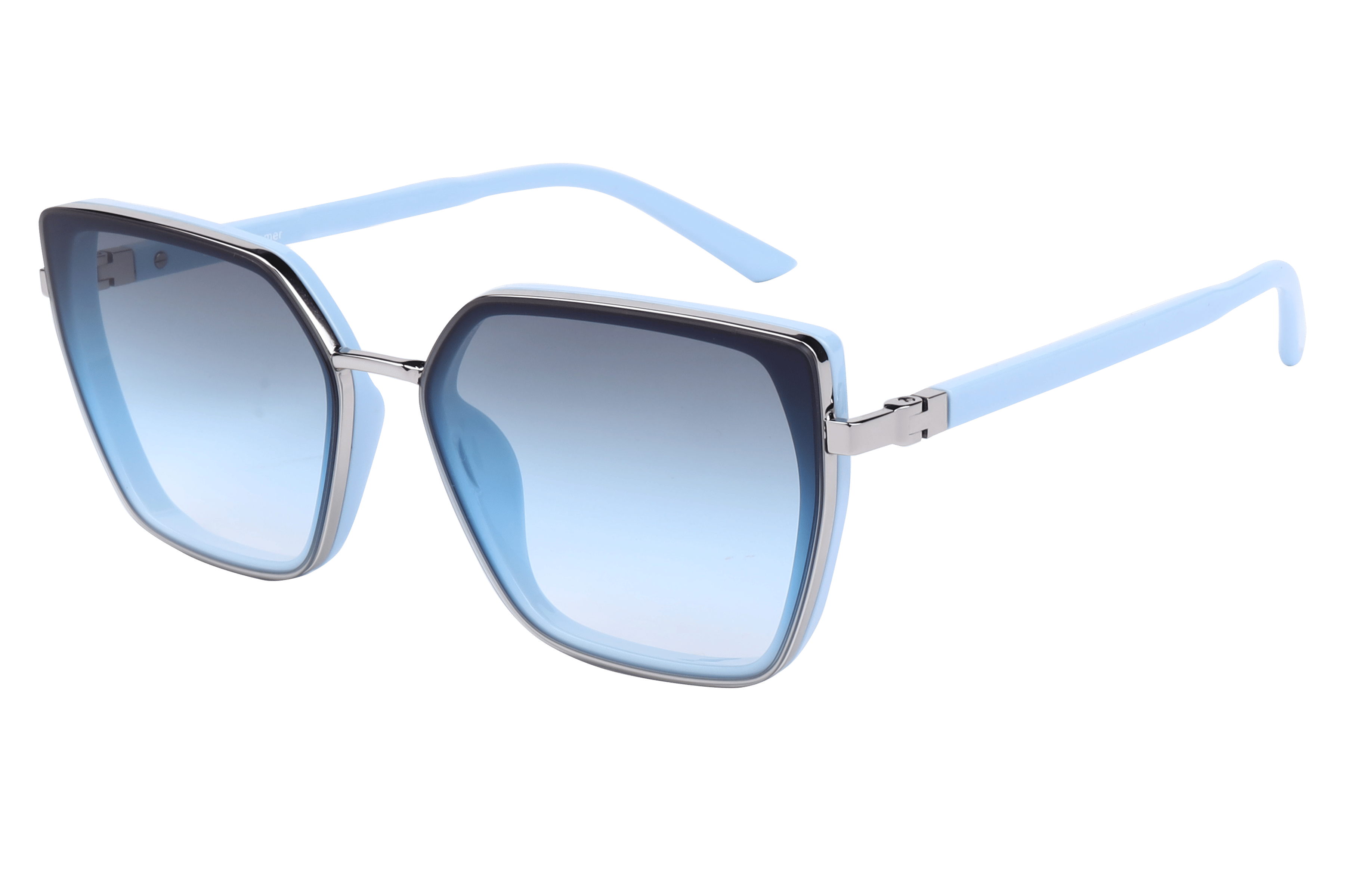 Lancebremmer S1013 Sunglass Gold Female Full Shell — Gold frame