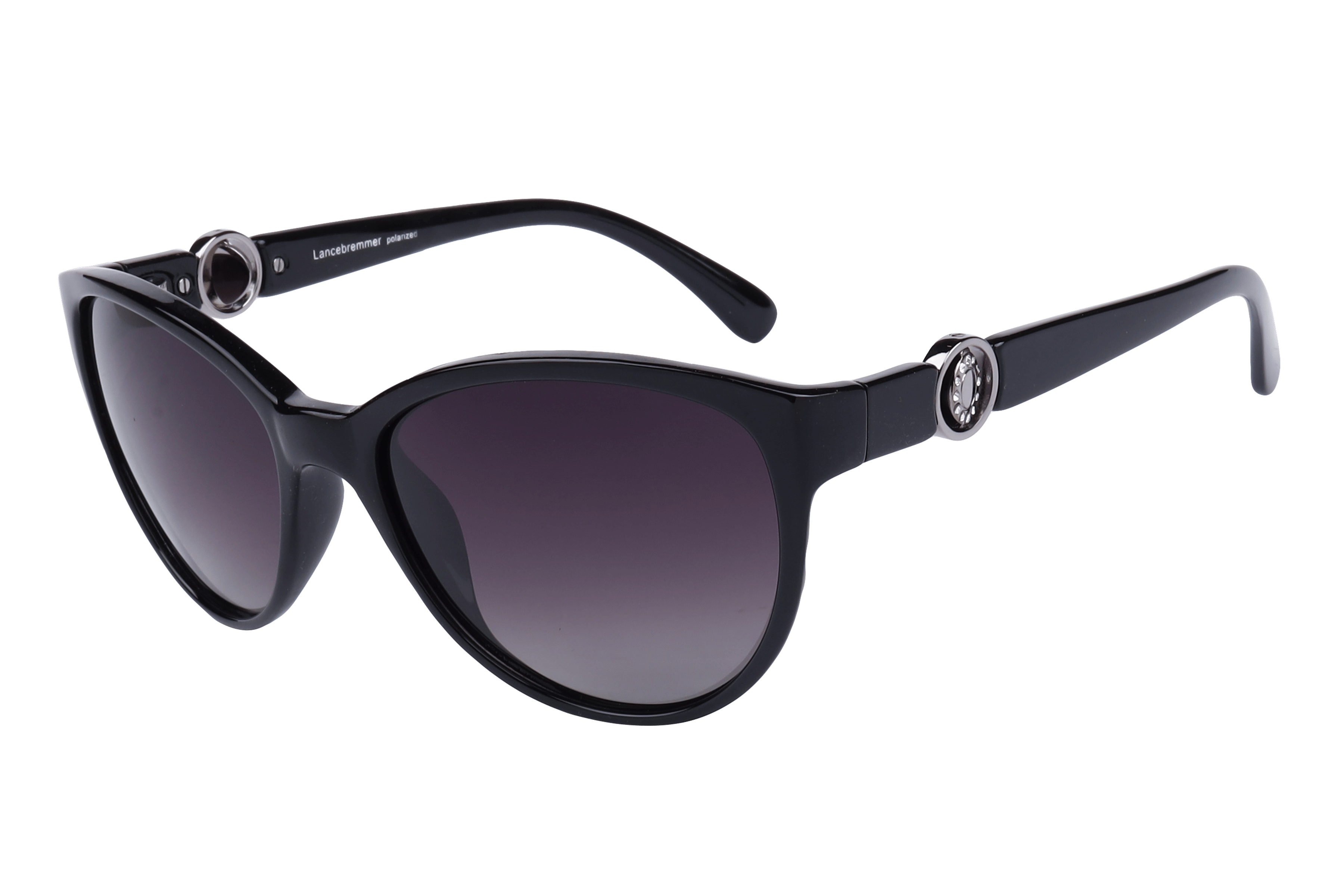 Lancebremmer S1001 Sunglass Black Female Full Shell — Black frame