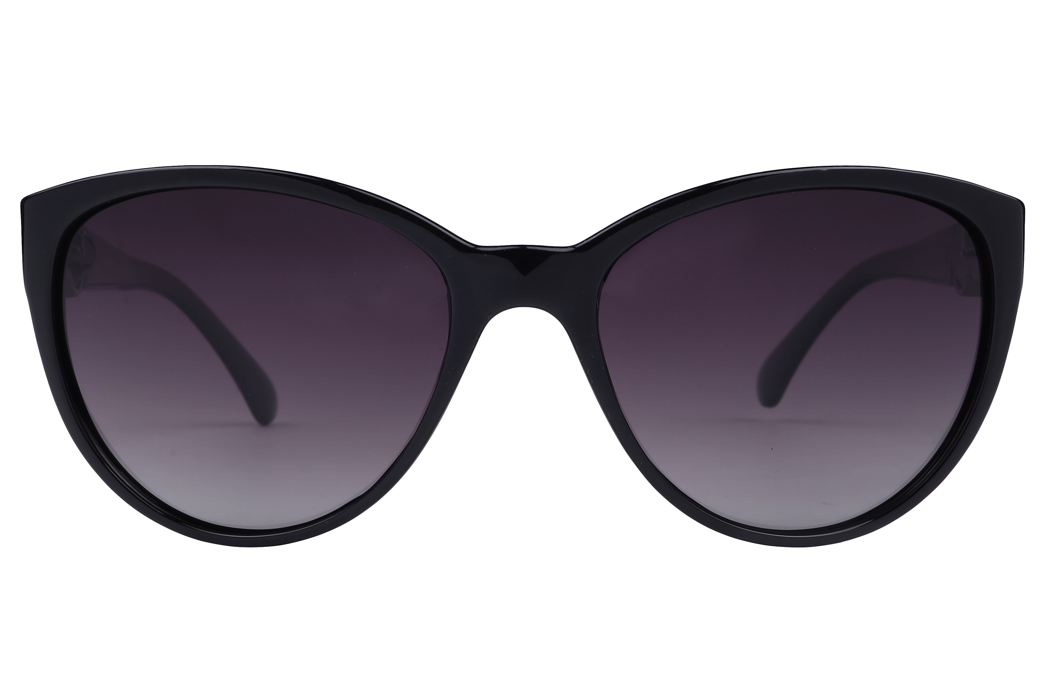 Lancebremmer S1001 Sunglass Black Female Full Shell Sunglass — Black frame — view 2