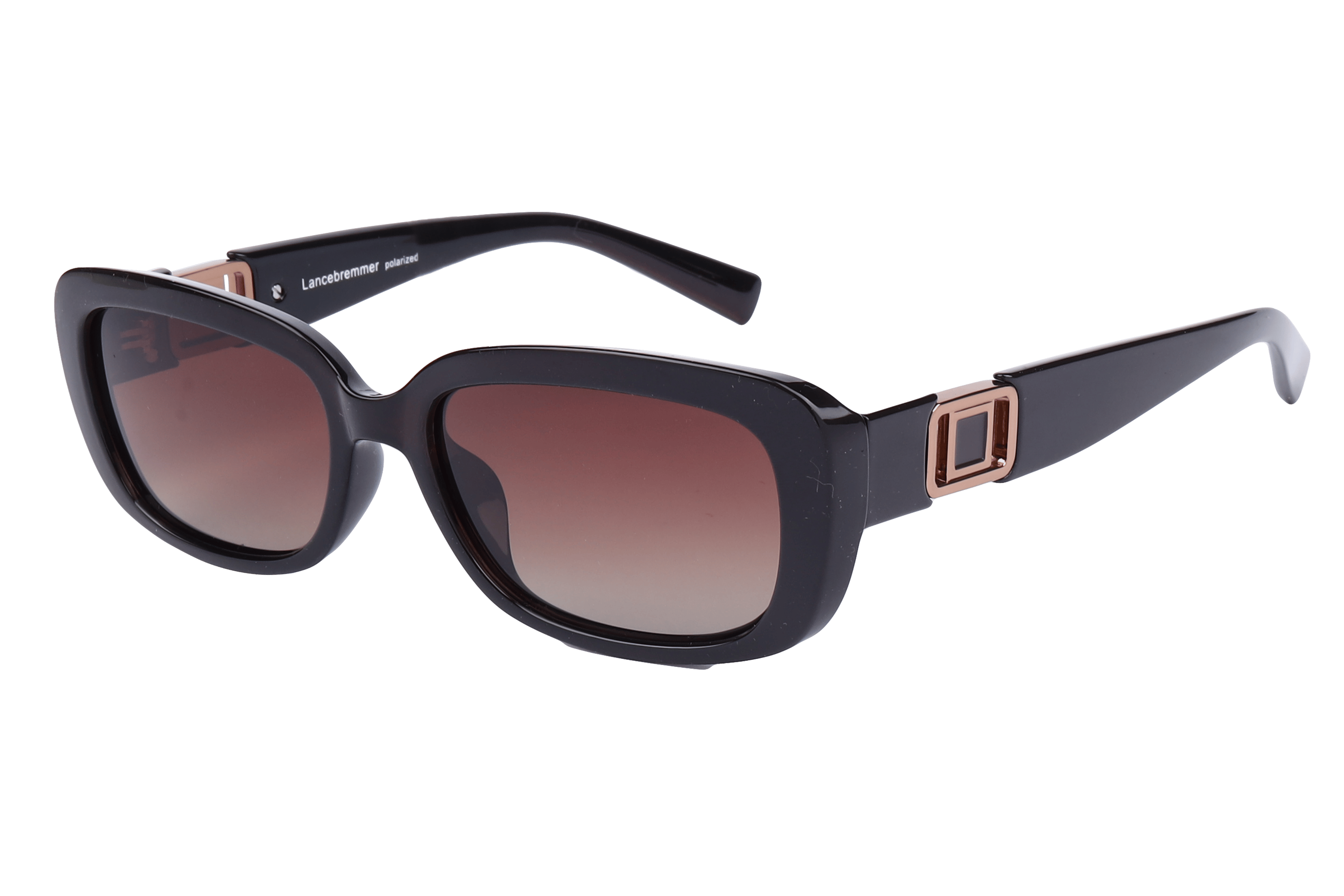 Lancebremmer S1002 Sunglass Brown Female Full Shell — Brown frame