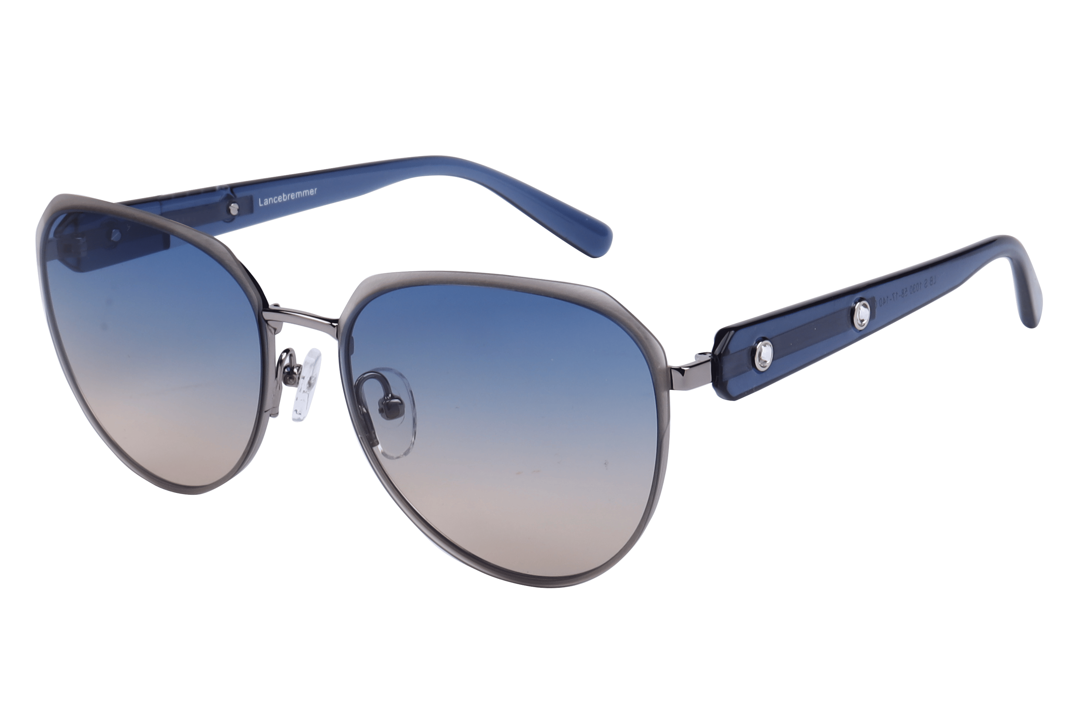 Lancebremmer S1030 Sunglass Gun Metal Female Full Shell — Gun Metal frame