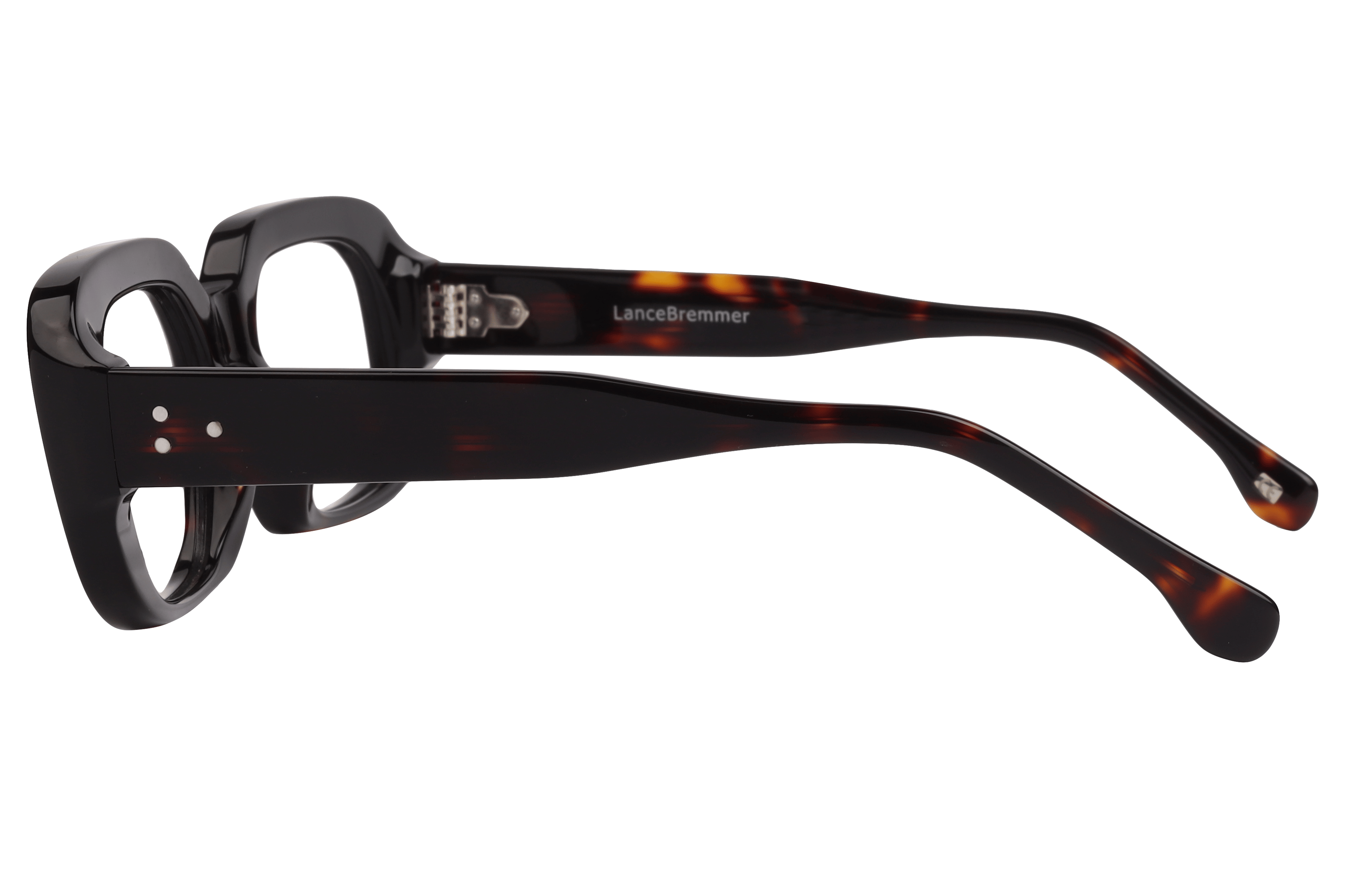 Lancebremmer AS6499 Frame Havana Male Full Shell Frame — Havana frame — view 3