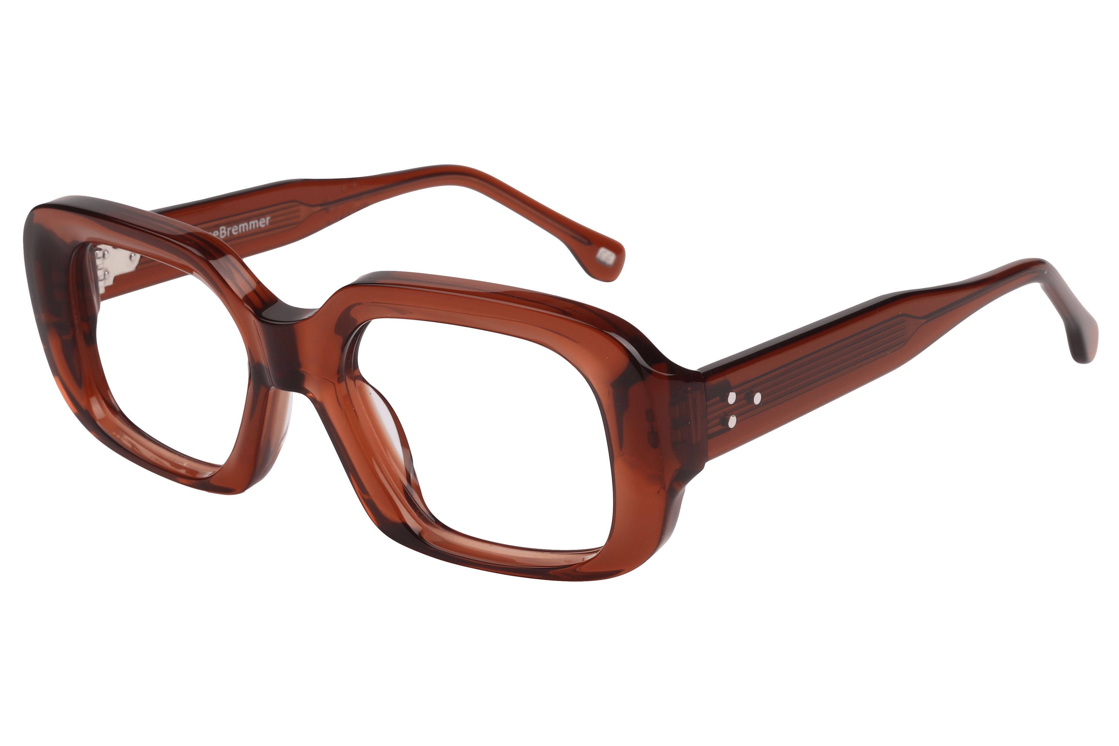 Lancebremmer AS6499 Frame Transparent Brown Male Full Shell — Transparent Brown frame