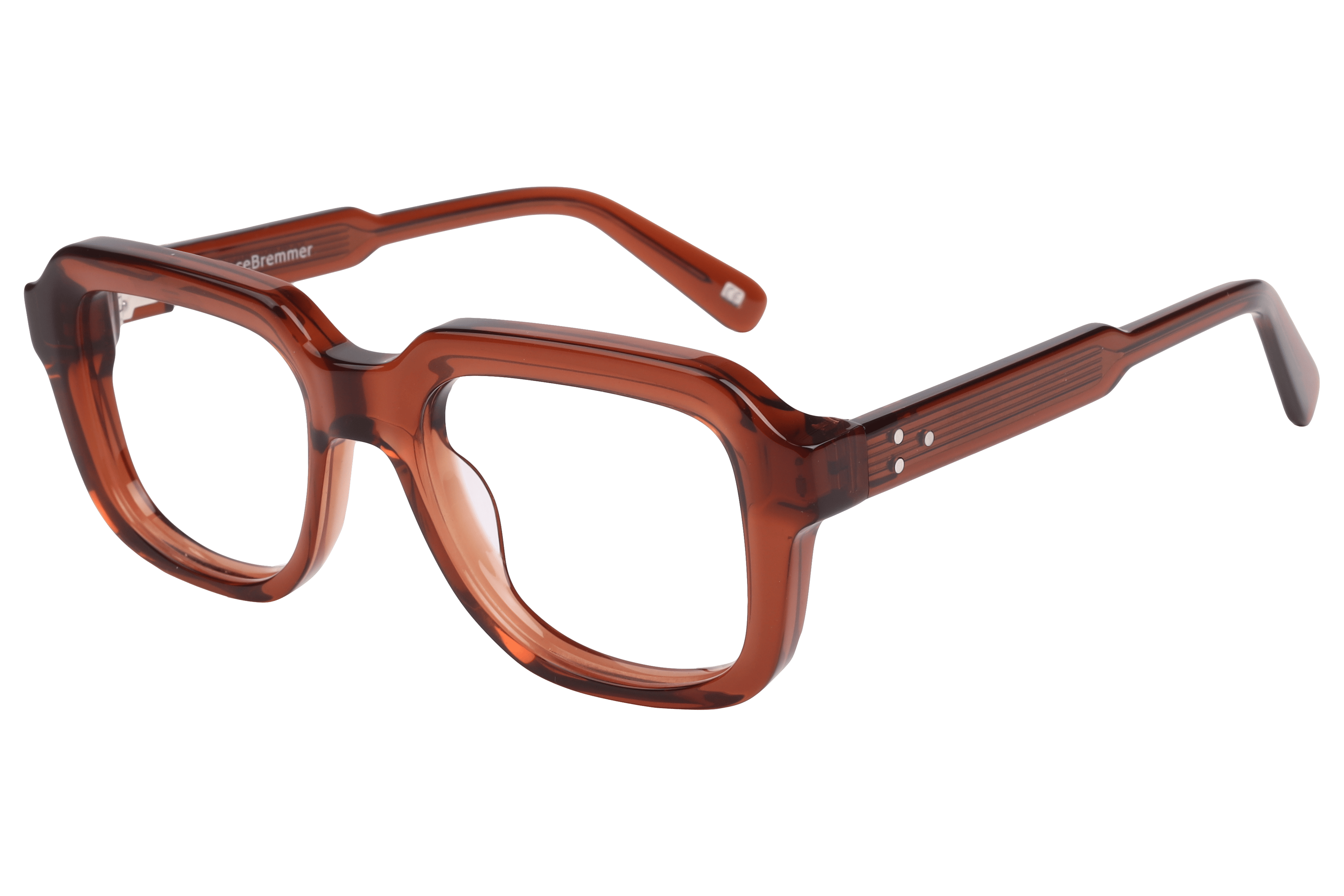 Lancebremmer AS6500 Frame Transparent Brown Male Full Shell — Transparent Brown frame
