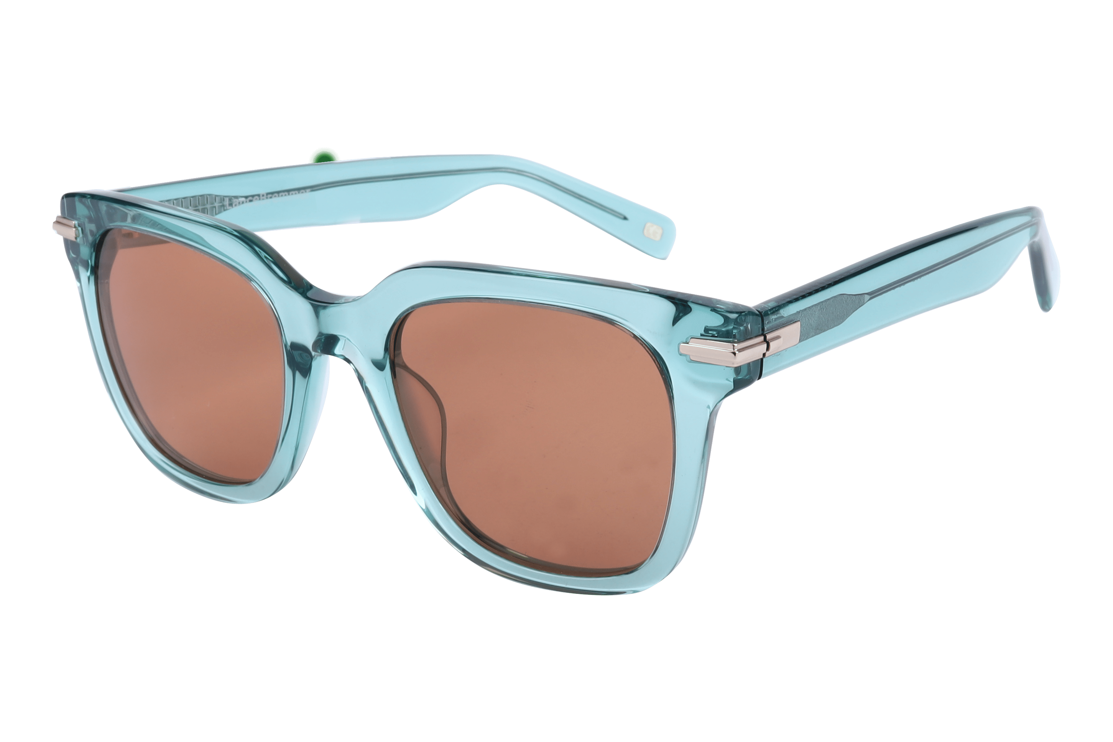 Lancebremmer AT8527 Sunglass Transparent Green Unisex Full S — Transparent Green frame