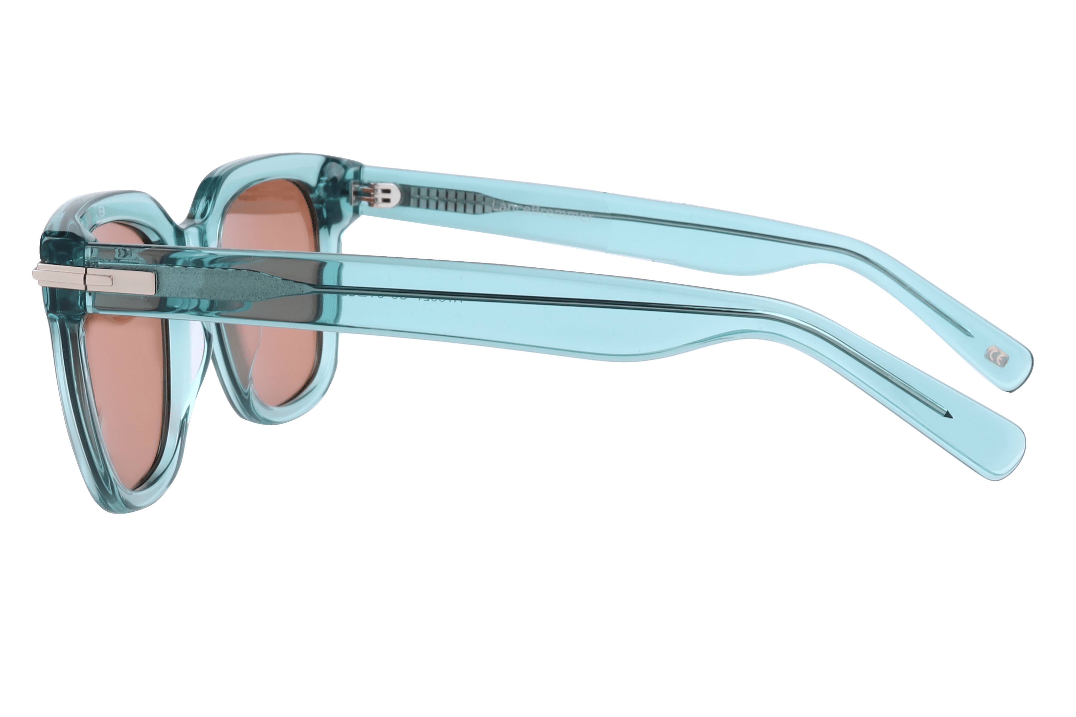 Lancebremmer AT8527 Sunglass Transparent Green Unisex Full S Sunglass — Transparent Green frame — view 3