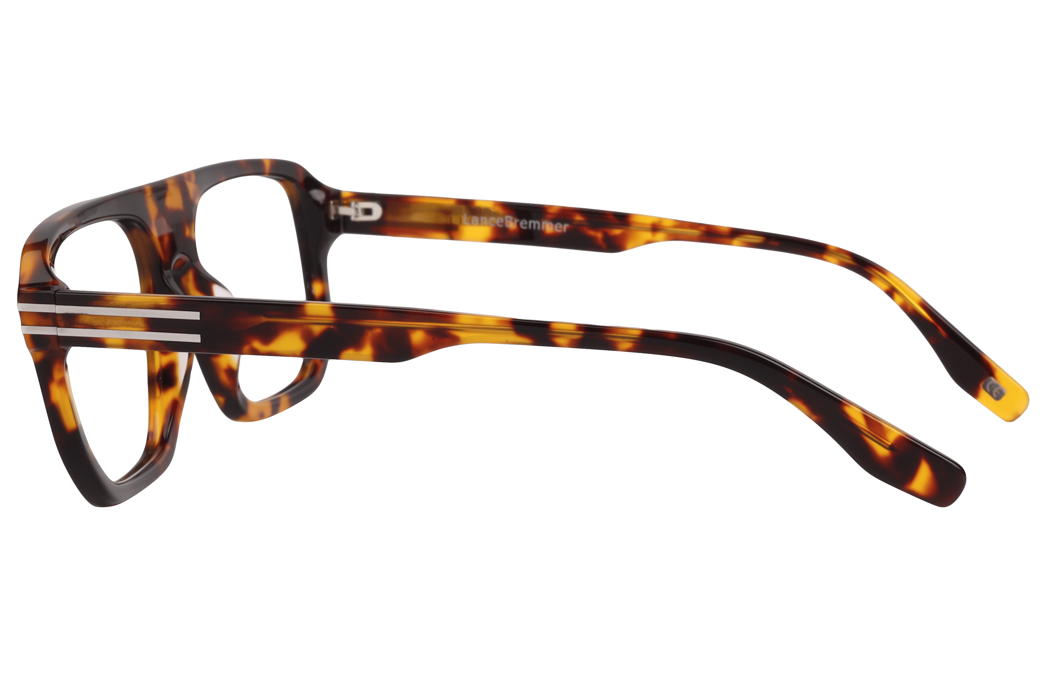 Lancebremmer AS6490 Frame Havana Male Full Shell Frame — Havana frame — view 3