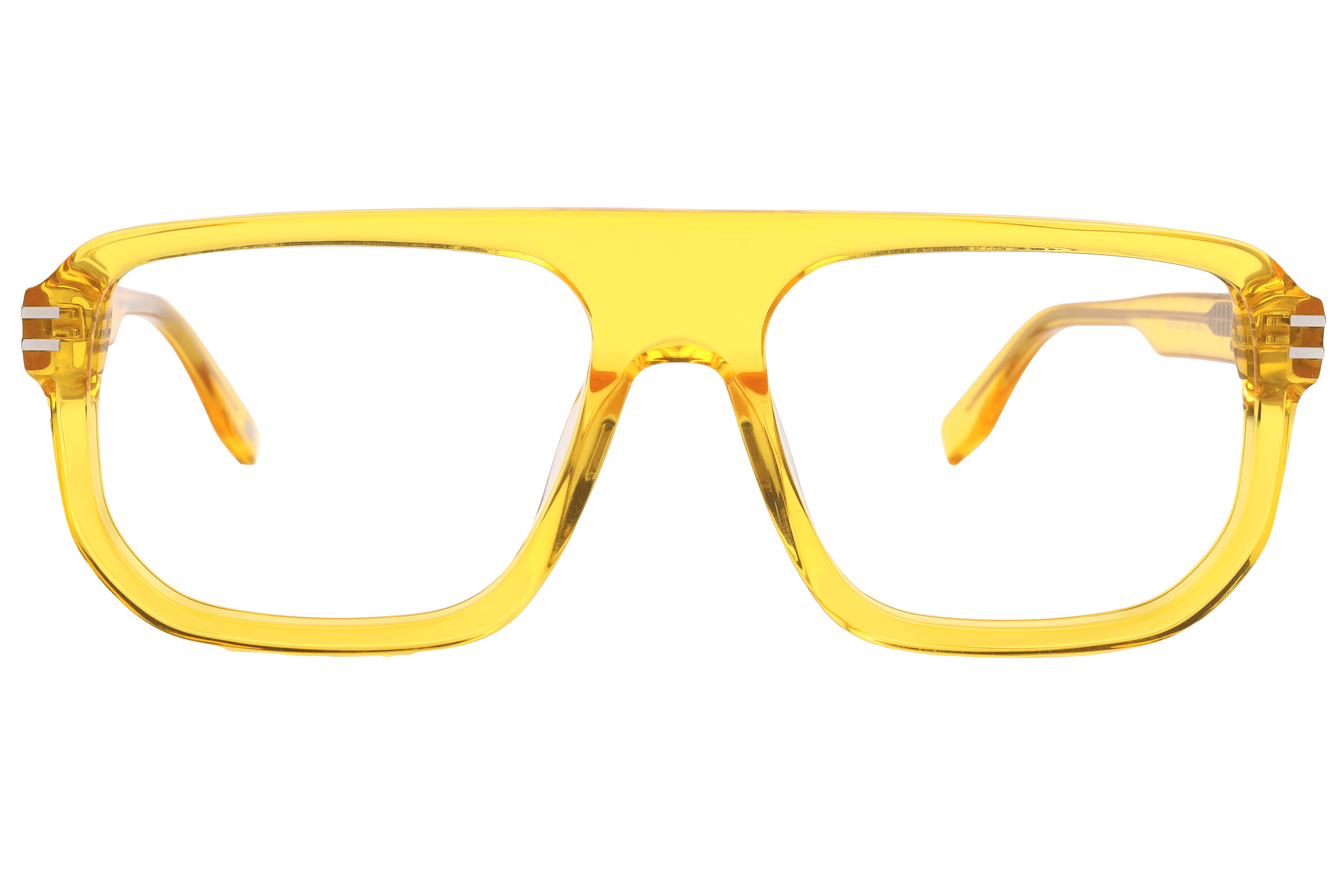 Lancebremmer AS6490 Frame Transparent Yellow Male Full Shell Frame — Transparent Yellow frame — view 2