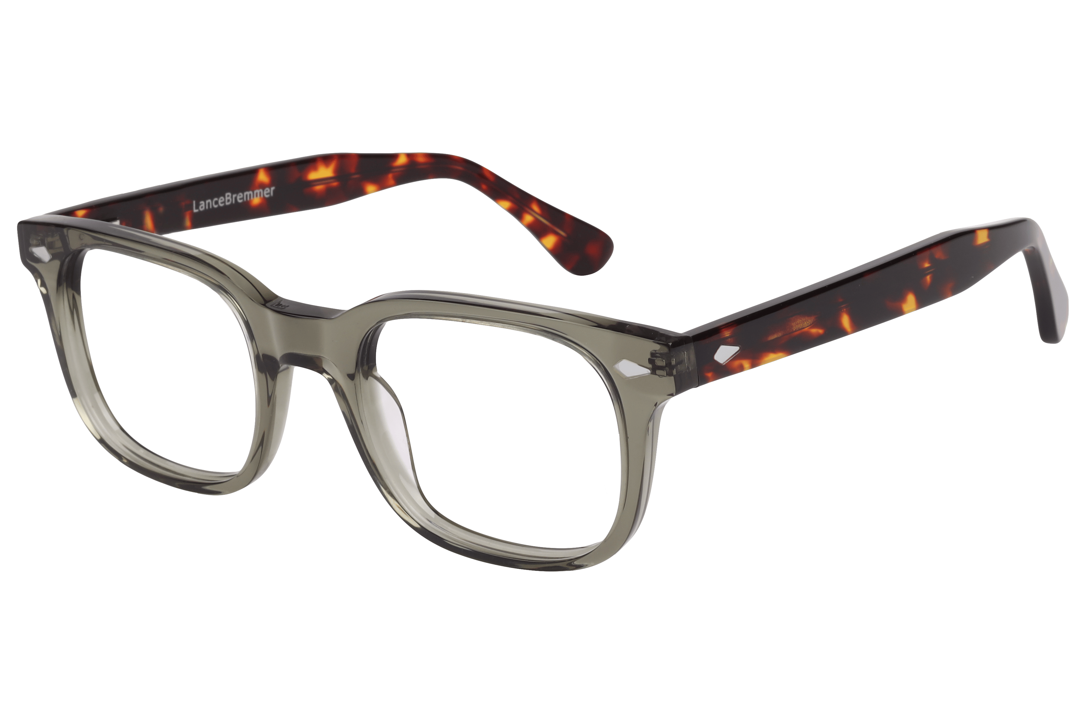 Lancebremmer ASR3007 Frame Transparent Green Unisex Full She Frame — Transparent Green frame — alternate view