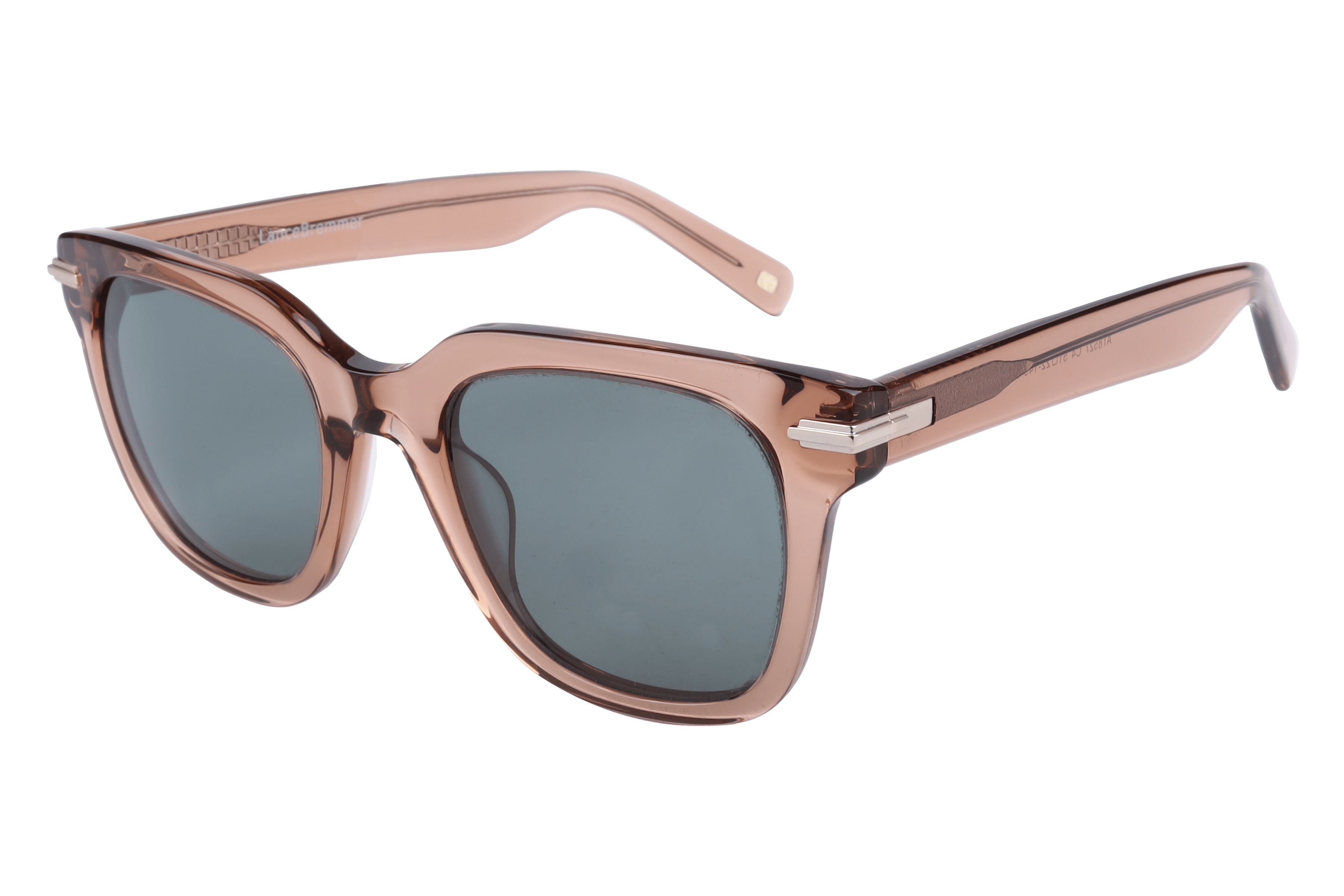Lancebremmer AT8527 Sunglass Transparent Brown Unisex Full S — Transparent Brown frame