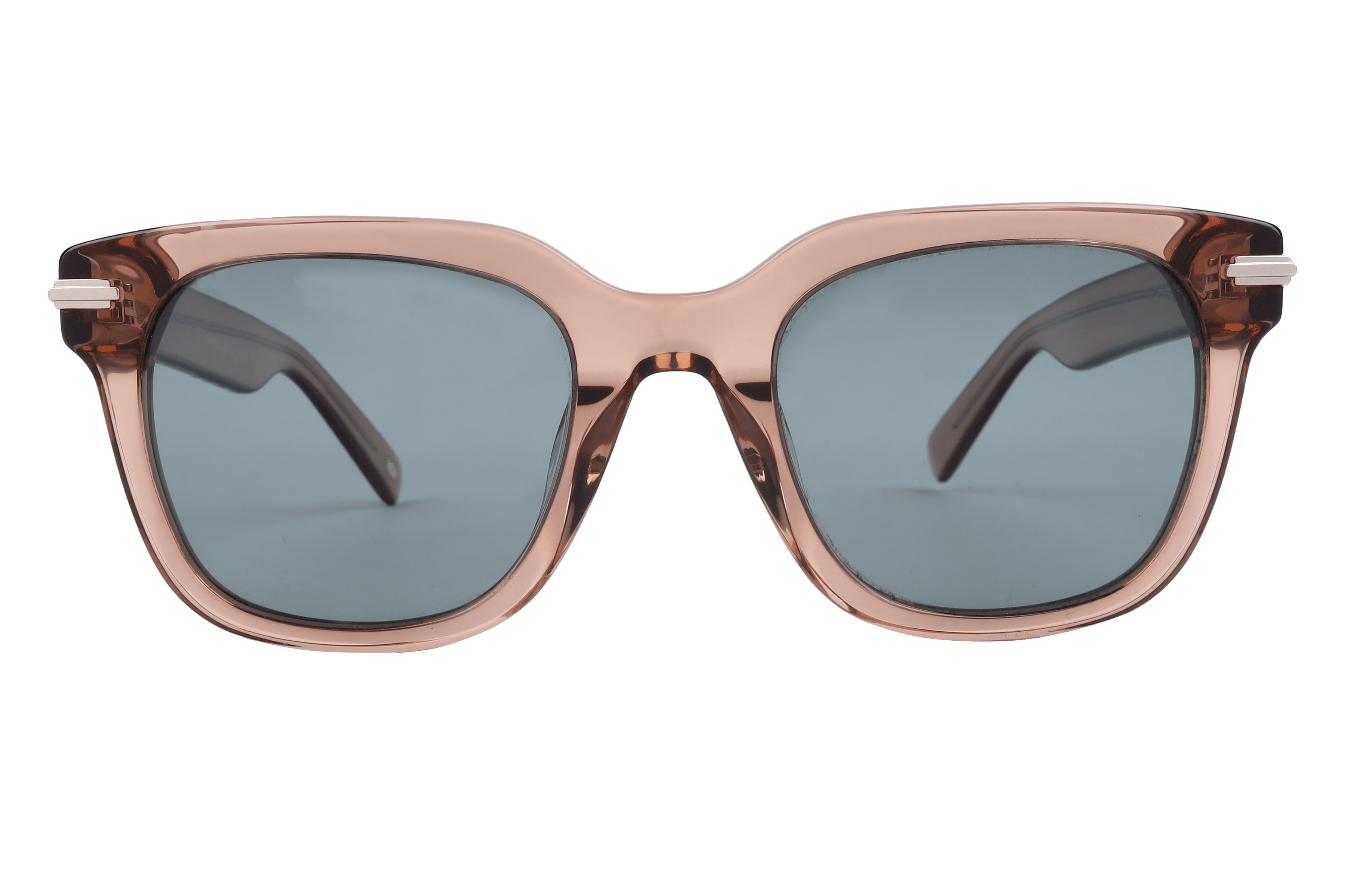 Lancebremmer AT8527 Sunglass Transparent Brown Unisex Full S Sunglass — Transparent Brown frame — view 2