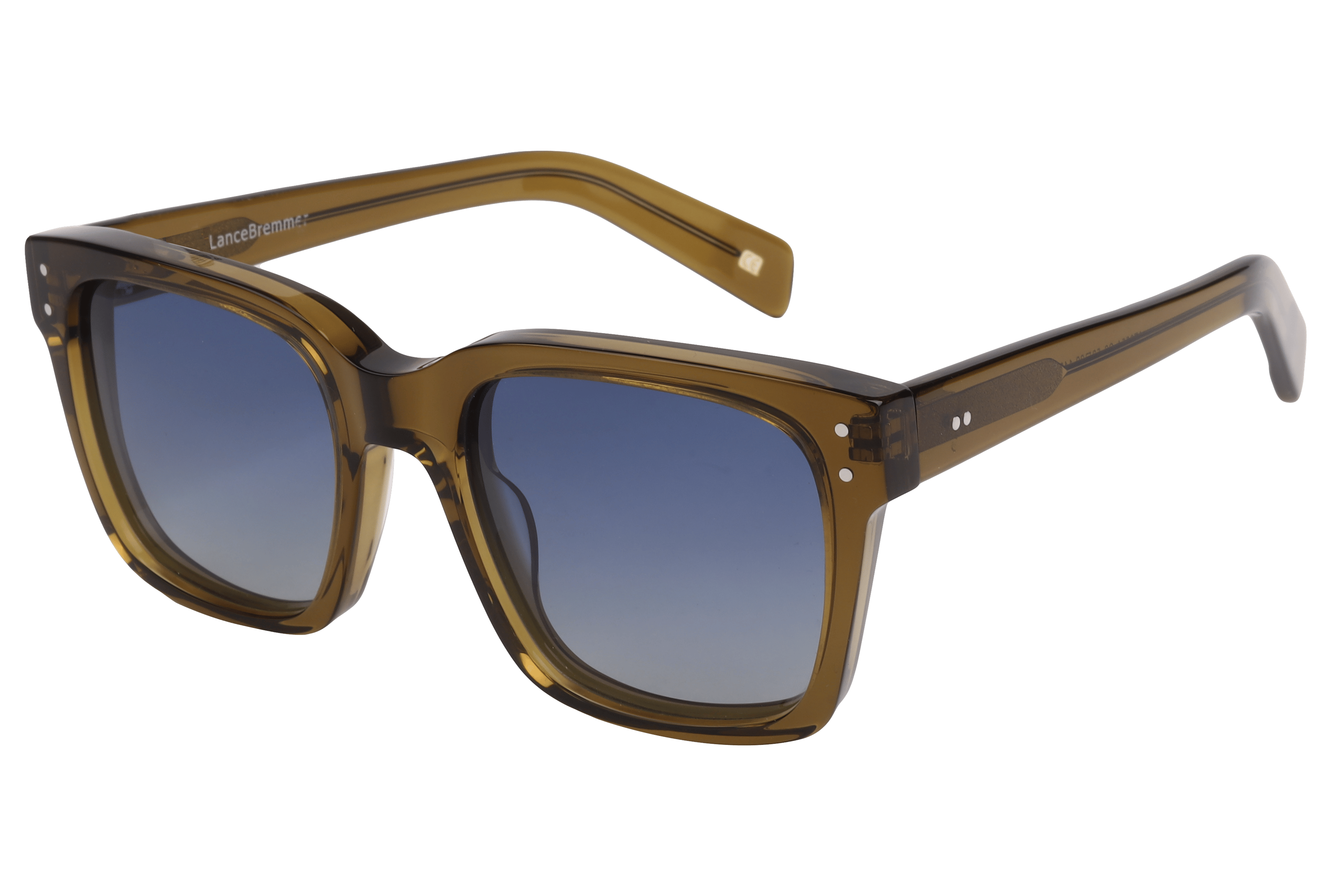 Lancebremmer AT8554 Sunglass Olive Male Full Shell — Olive frame