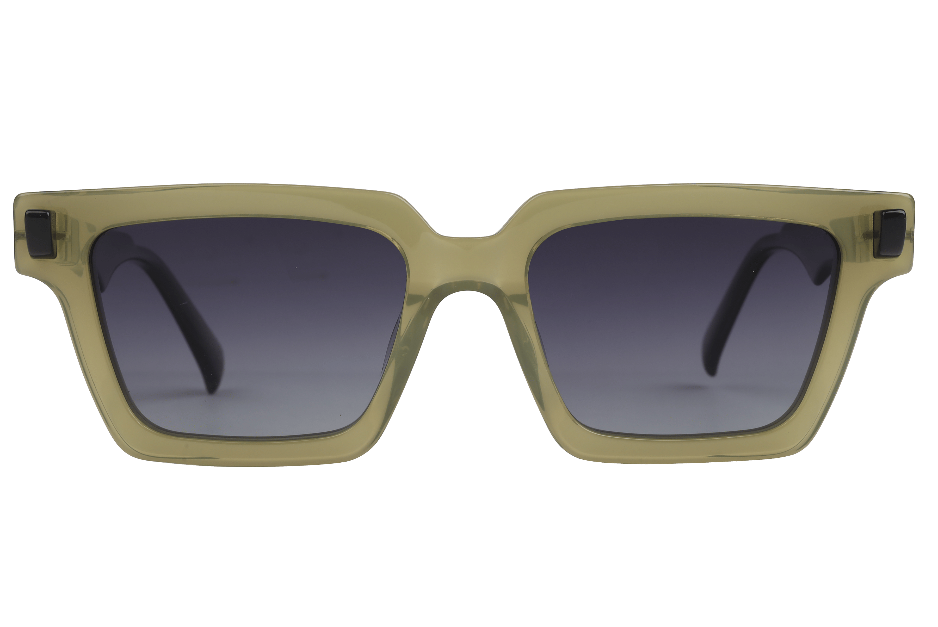 Lancebremmer ATM1278 Sunglass Transparent Green Unisex Full Sunglass — Transparent Green frame — view 2