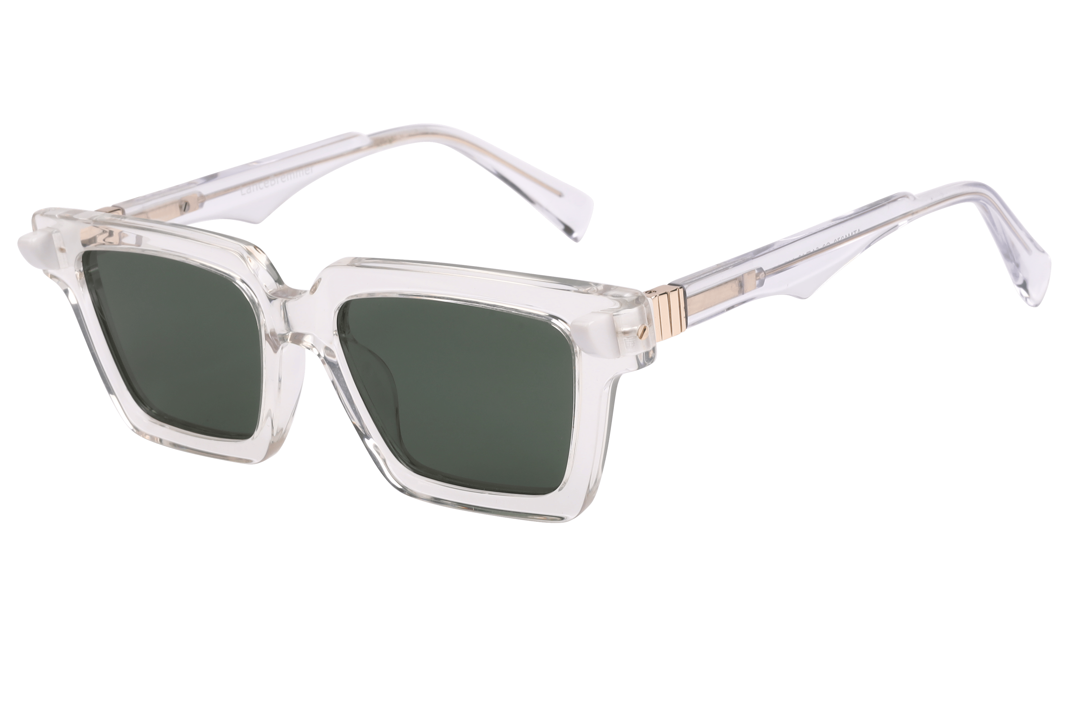Lancebremmer ATM1278 Sunglass Transparent Unisex Full Shell — Transparent frame