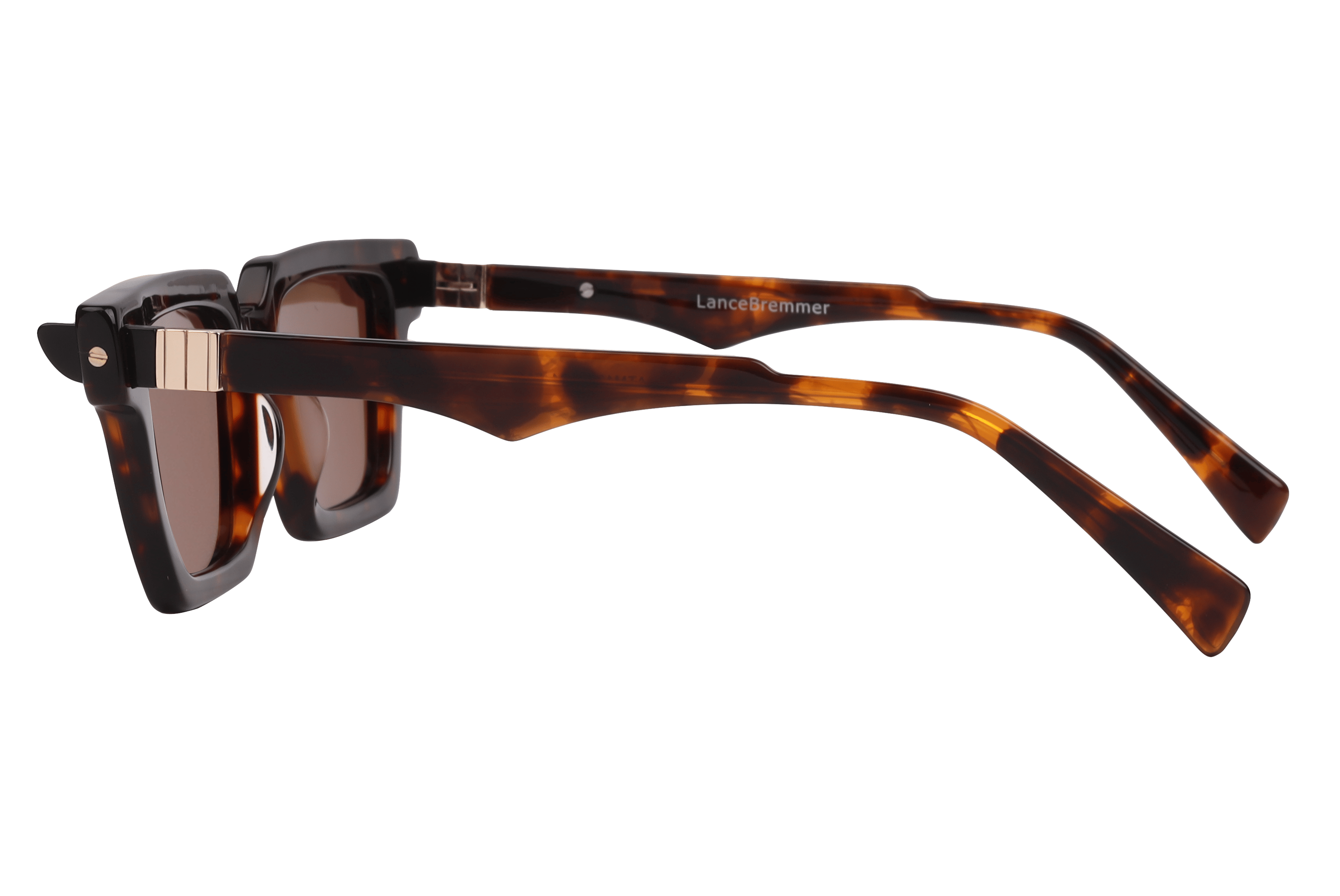 Lancebremmer ATM1278 Sunglass Havana Unisex Full Shell Sunglass — Havana frame — view 3